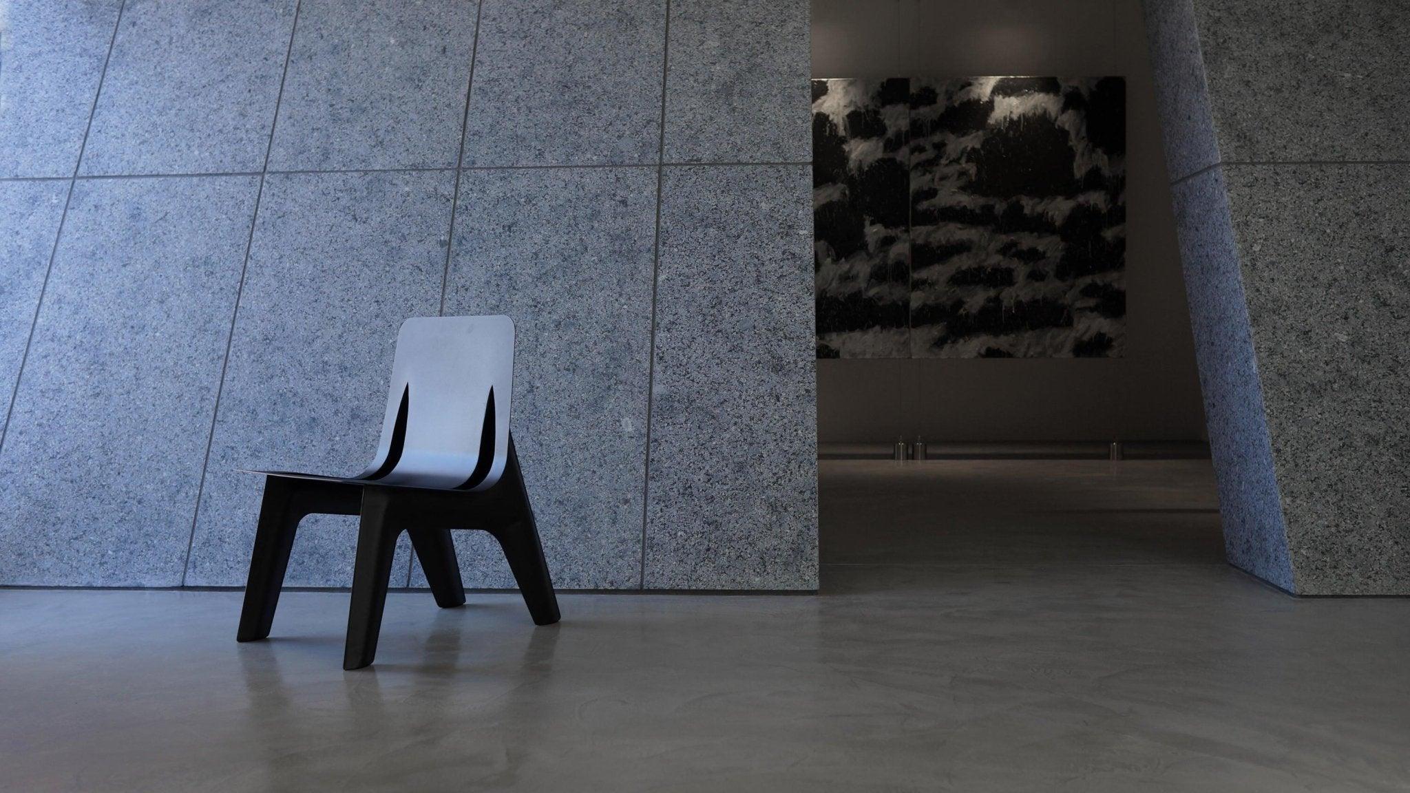 Krzesło J-CHAIR czarny brązowy mat Zieta Studio Eye on Design