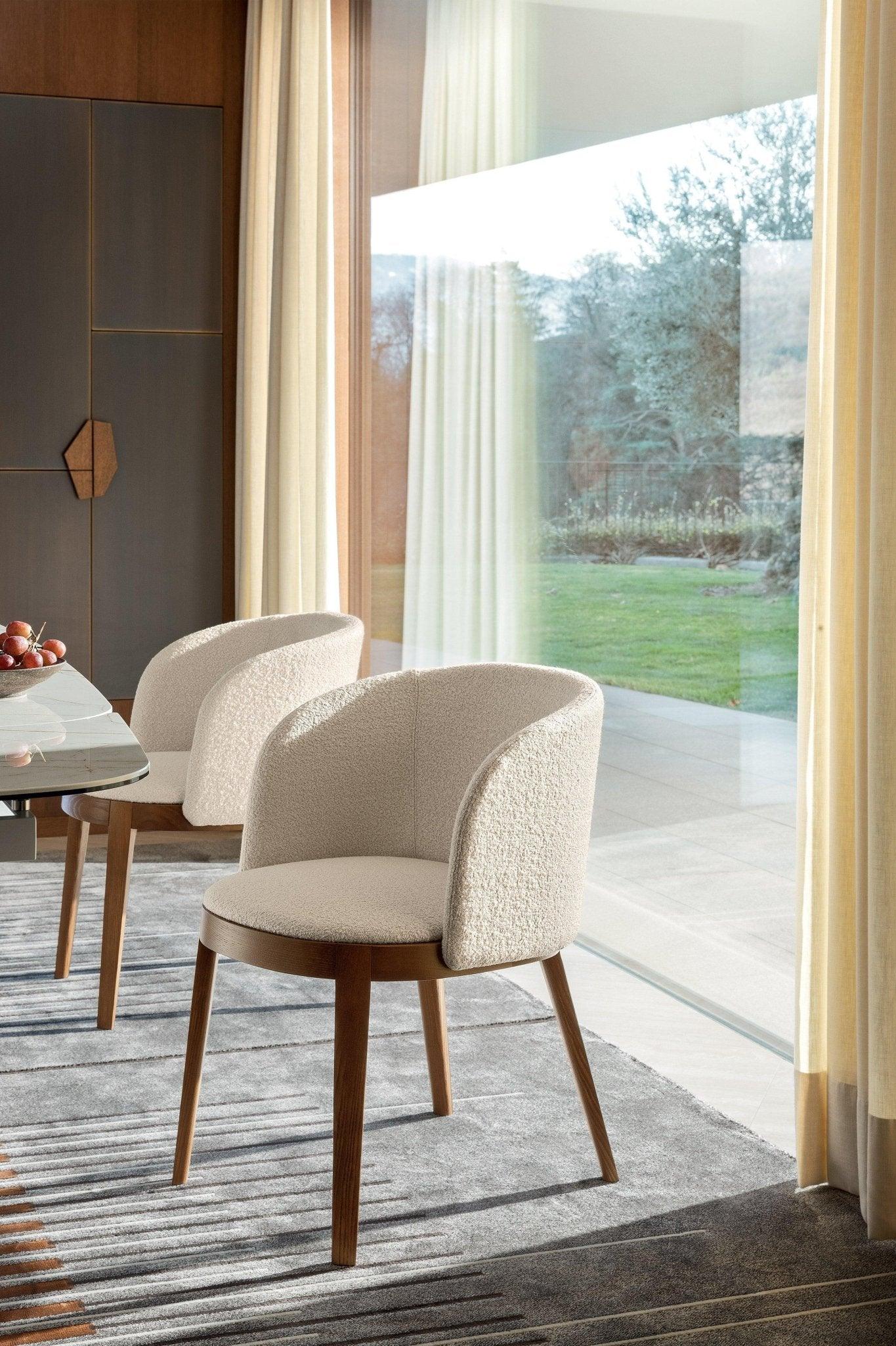 Fotel ADÈL boucle taupe Calligaris Eye on Design