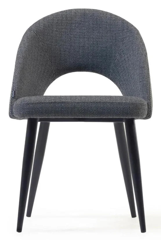 Stuhl MAEL dunkelgrau Chenille