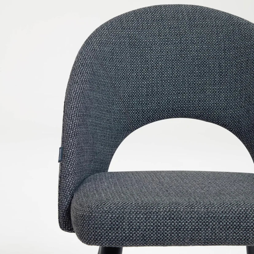 Stuhl MAEL dunkelgrau Chenille