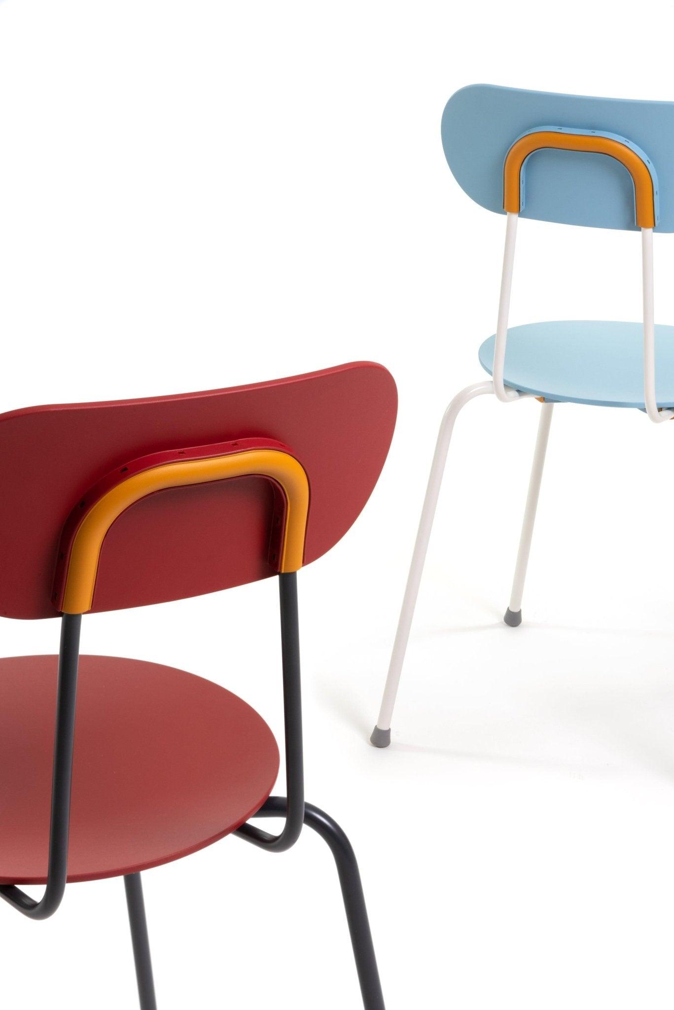 Krzesło MARIOLINA biały ze srebrną podstawą Magis Eye on Design