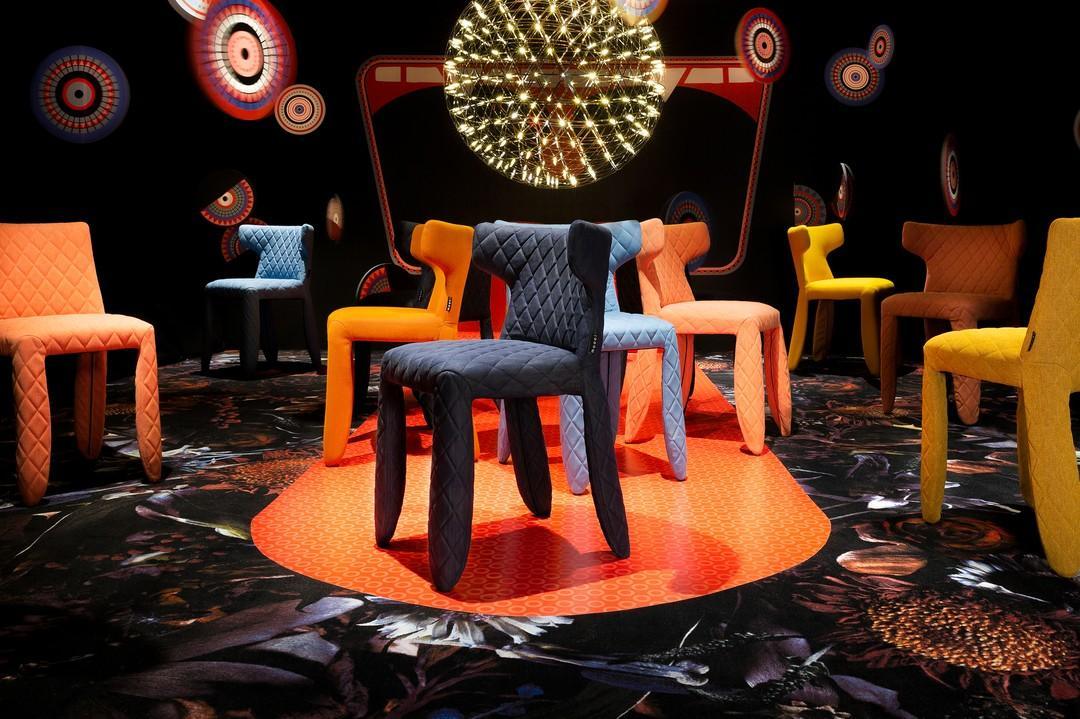 Krzesło MONSTER z szerokim oparciem Moooi Eye on Design