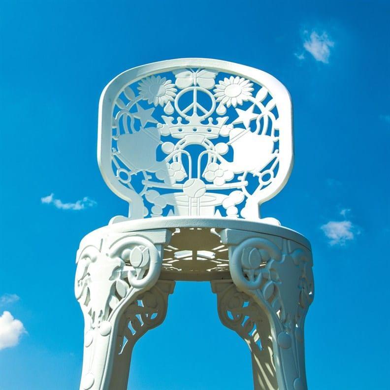 Krzesło ogrodowe INDUSTRY biały Seletti Eye on Design