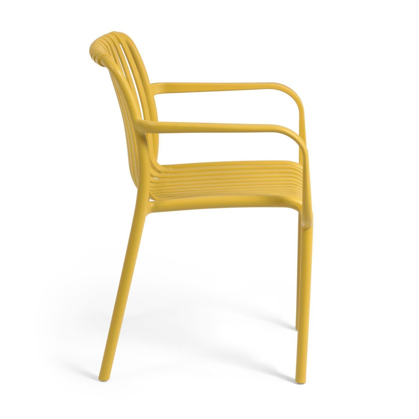 Krzesło ogrodowe ISABELLINI żółty La Forma Eye on Design