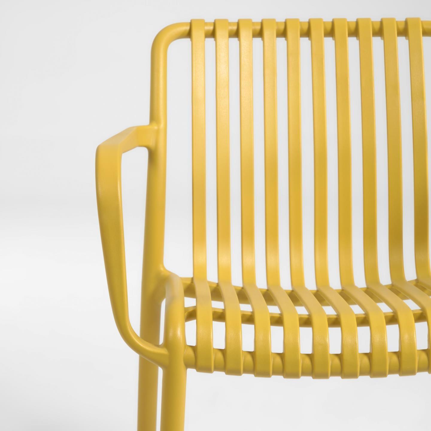 Krzesło ogrodowe ISABELLINI żółty La Forma Eye on Design