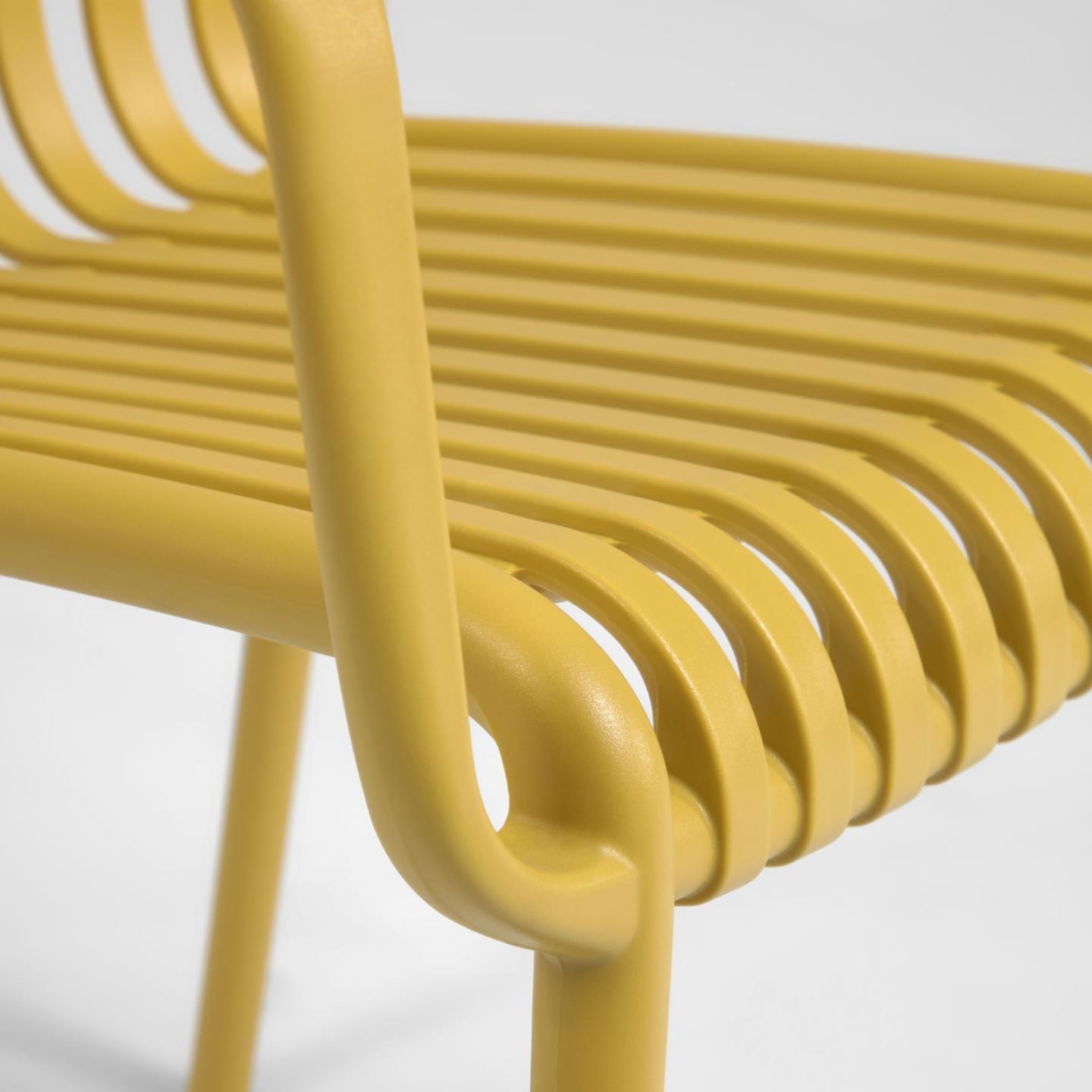 Krzesło ogrodowe ISABELLINI żółty La Forma Eye on Design