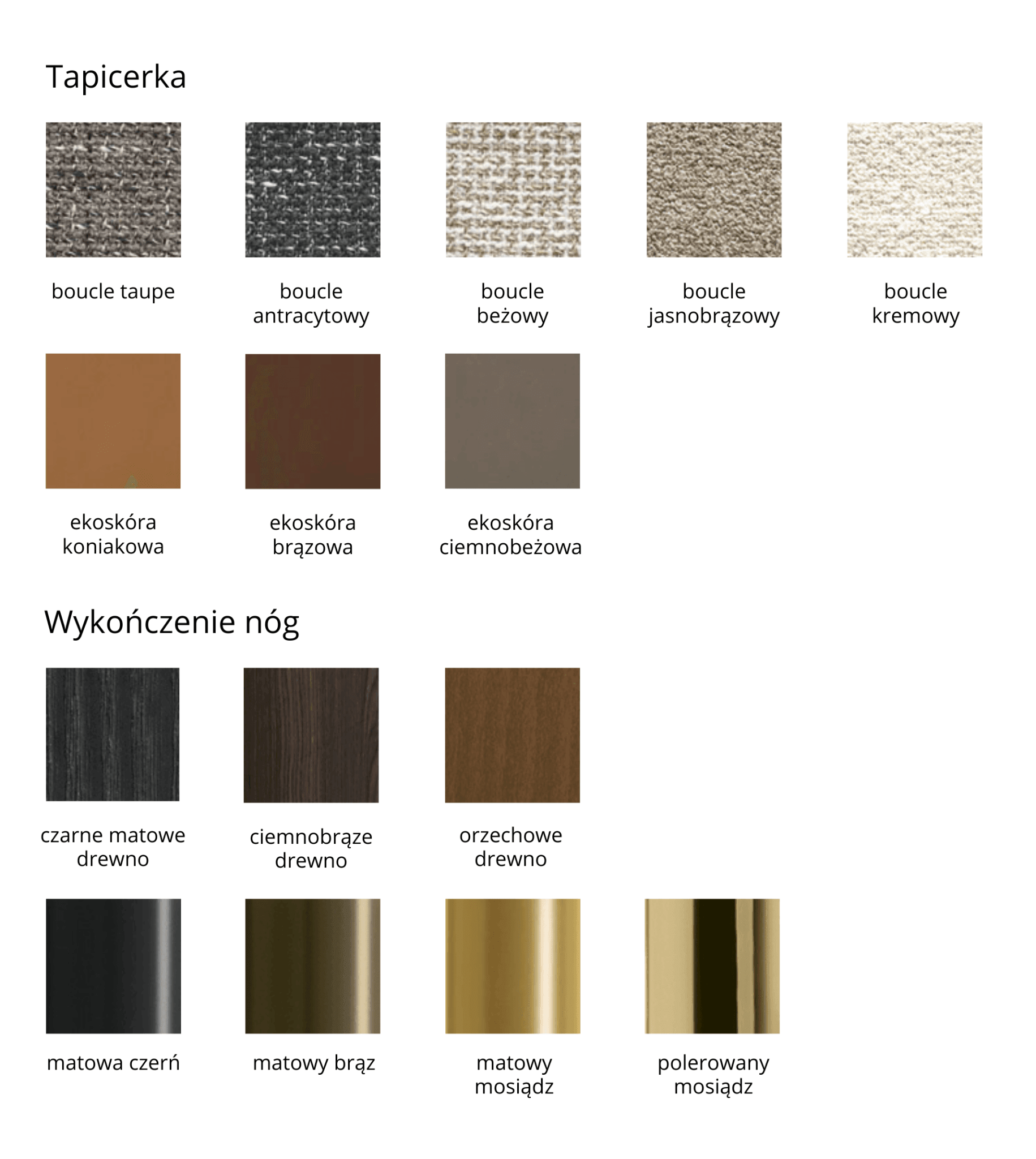 Krzesło OLEANDRO boucle jasnobrązowy z metalową podstawą Calligaris Eye on Design