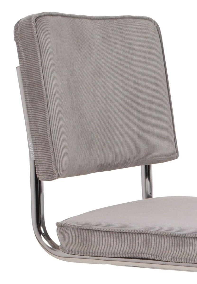 BRAK - Krzesło RIDGE KINK RIB szare 32A Zuiver Eye on Design
