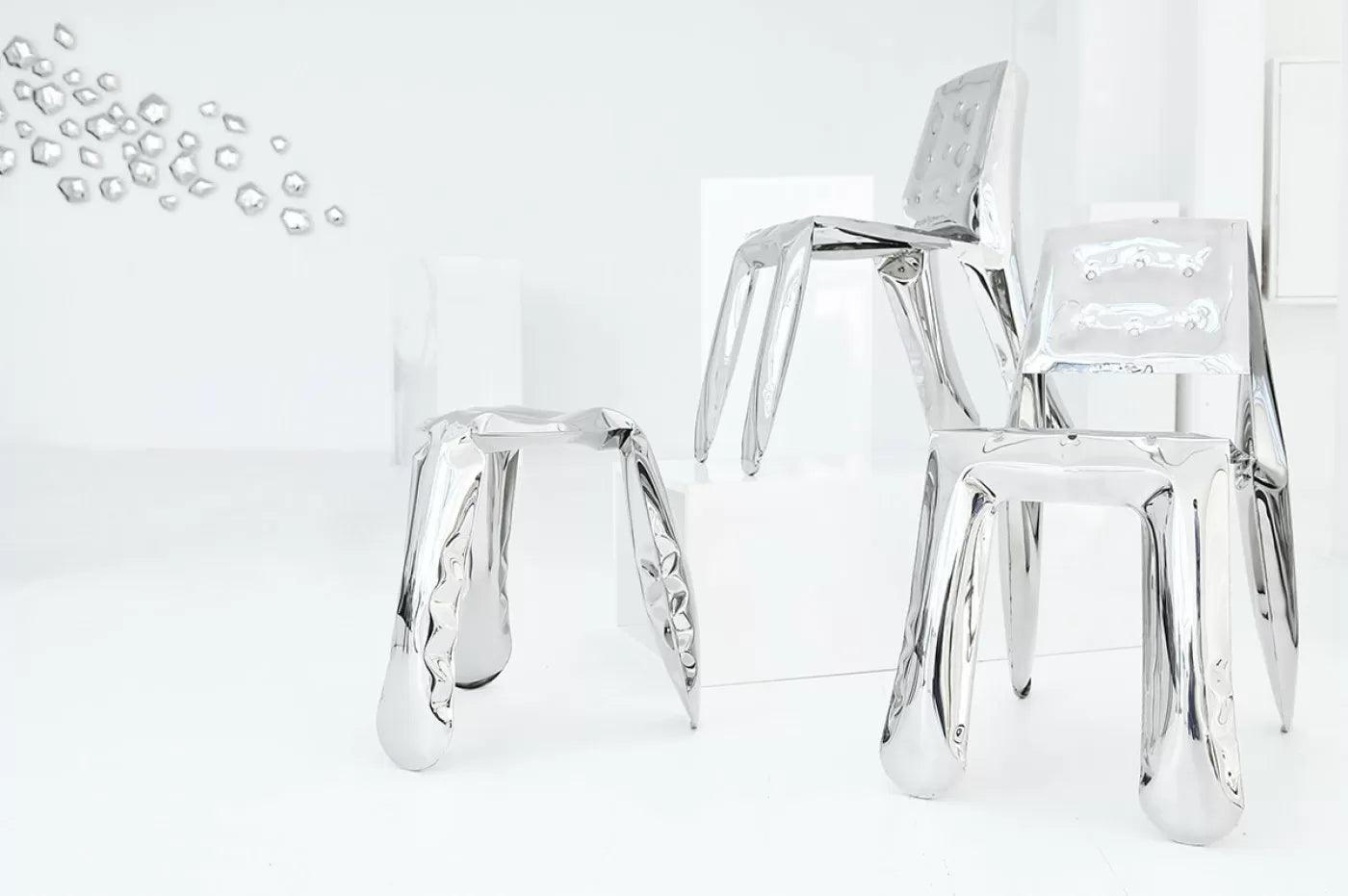 Krzesło stalowe CHIPPENSTEEL 0.5 biały Zieta Studio Eye on Design