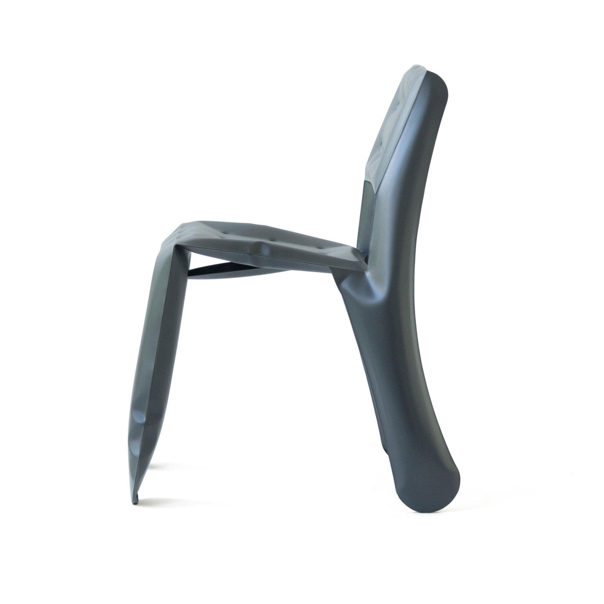 Krzesło stalowe CHIPPENSTEEL 0.5 grafitowy szary mat Zieta Studio Eye on Design
