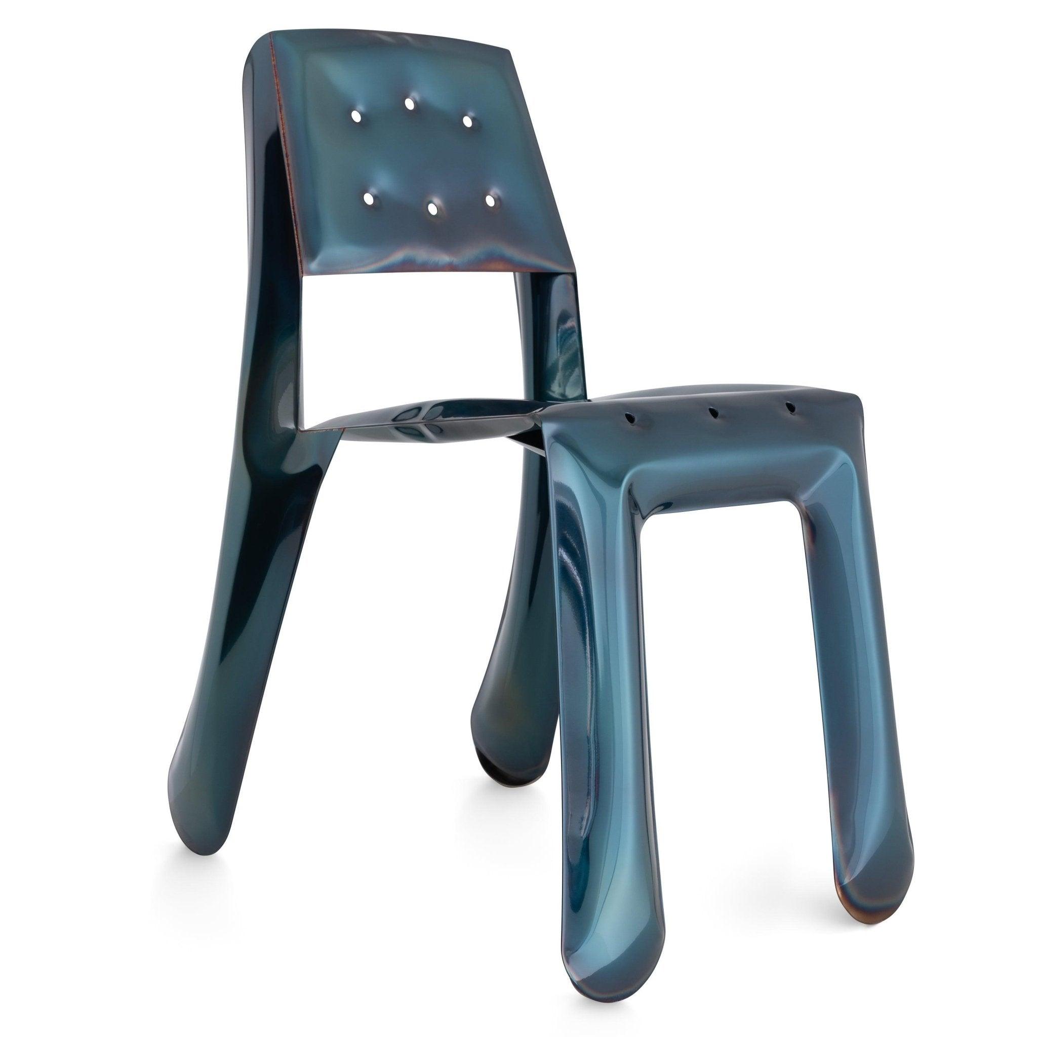 Krzesło stalowe CHIPPENSTEEL 0.5 heat kosmiczny błękit Zieta Studio Eye on Design