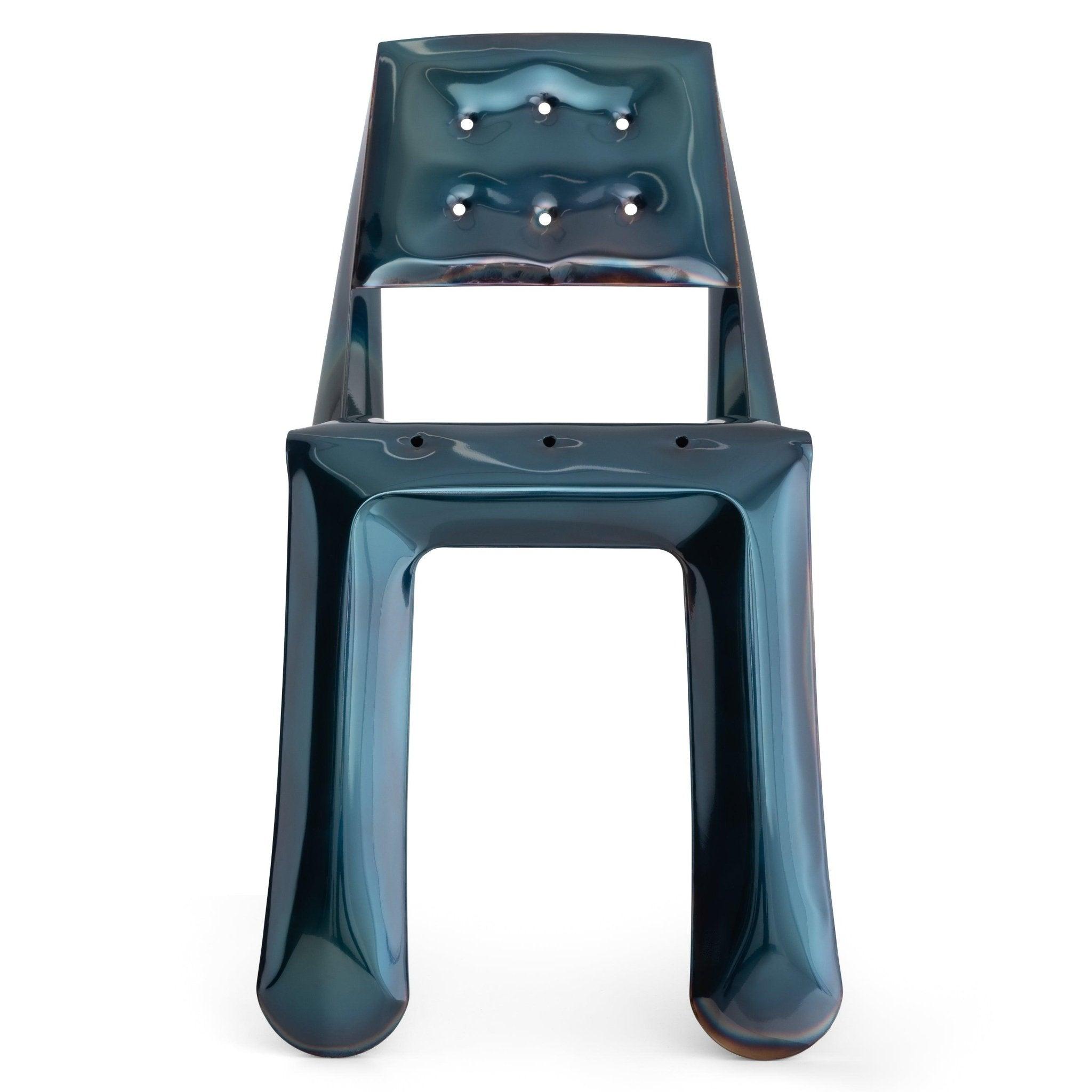 Krzesło stalowe CHIPPENSTEEL 0.5 heat kosmiczny błękit Zieta Studio Eye on Design