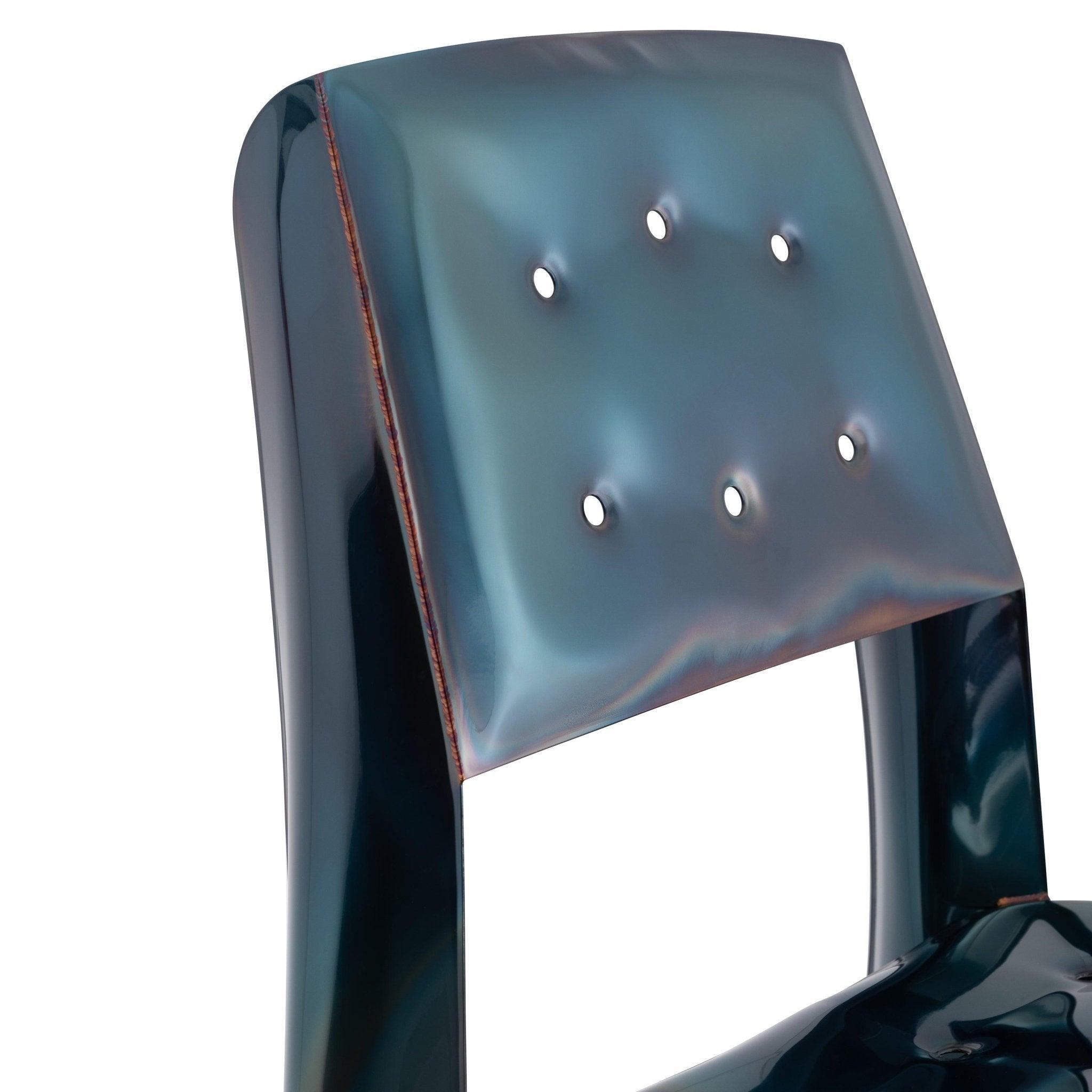 Krzesło stalowe CHIPPENSTEEL 0.5 heat kosmiczny błękit Zieta Studio Eye on Design