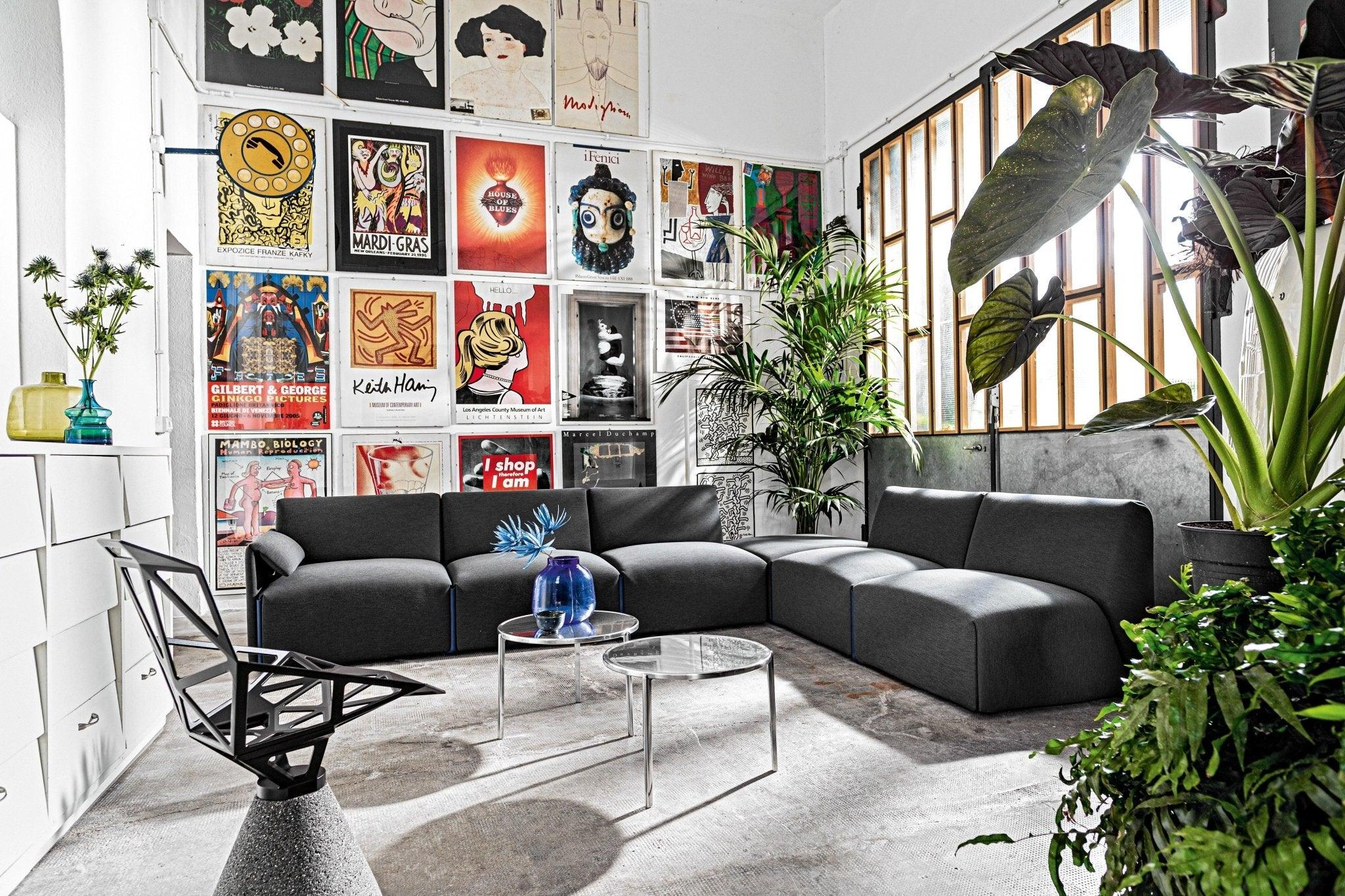 Krzesło z betonową podstawą CHAIR_ONE czerwony Magis Eye on Design
