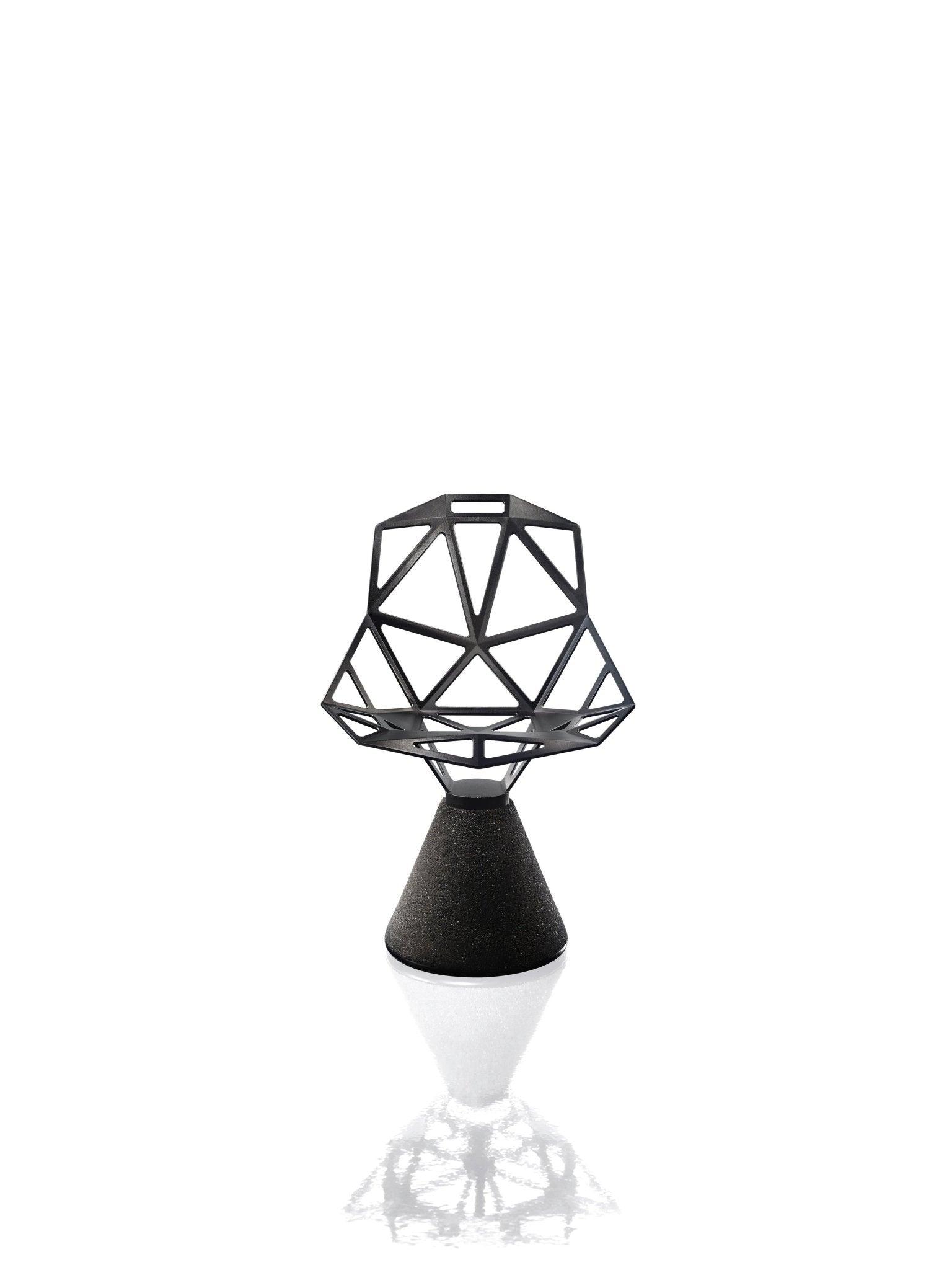 Krzesło z betonową podstawą CHAIR_ONE czerwony Magis Eye on Design