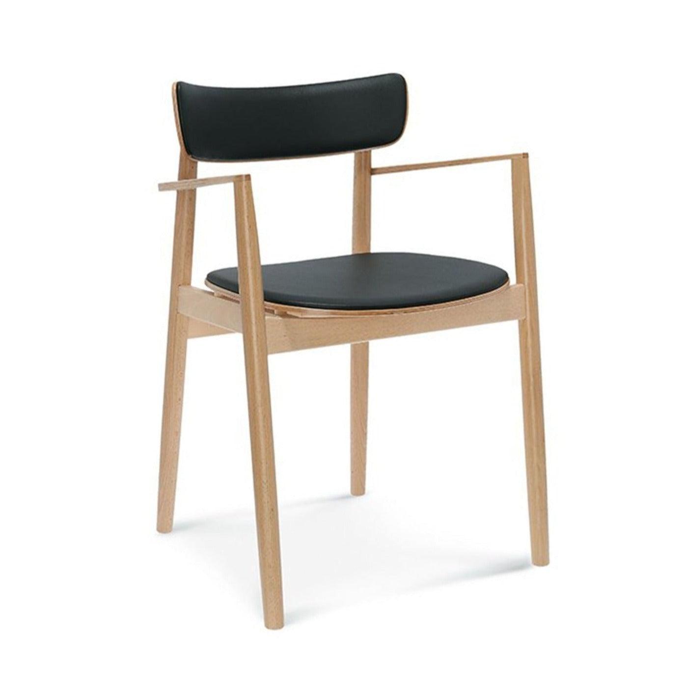 Krzesło z podłokietnikami NOPP B-1803/1 lite drewno bukowe Fameg Eye on Design
