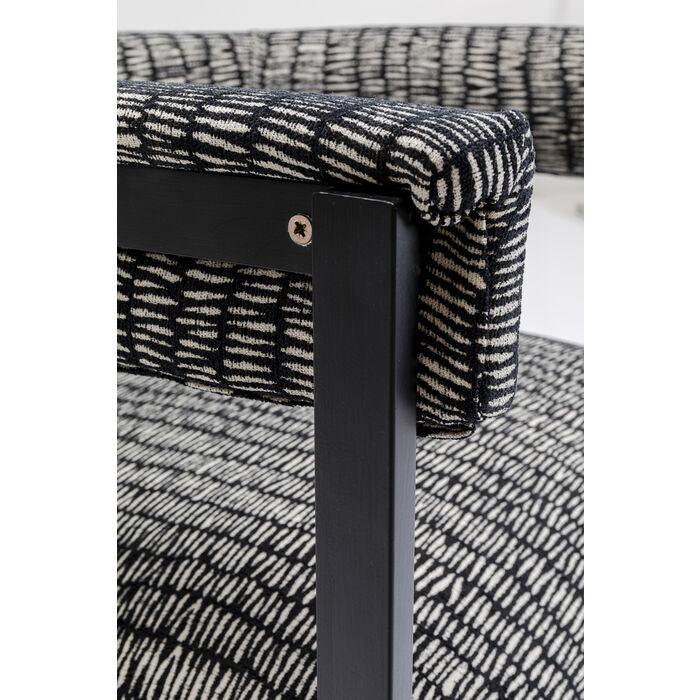 Chair with armrests Paris Czarny