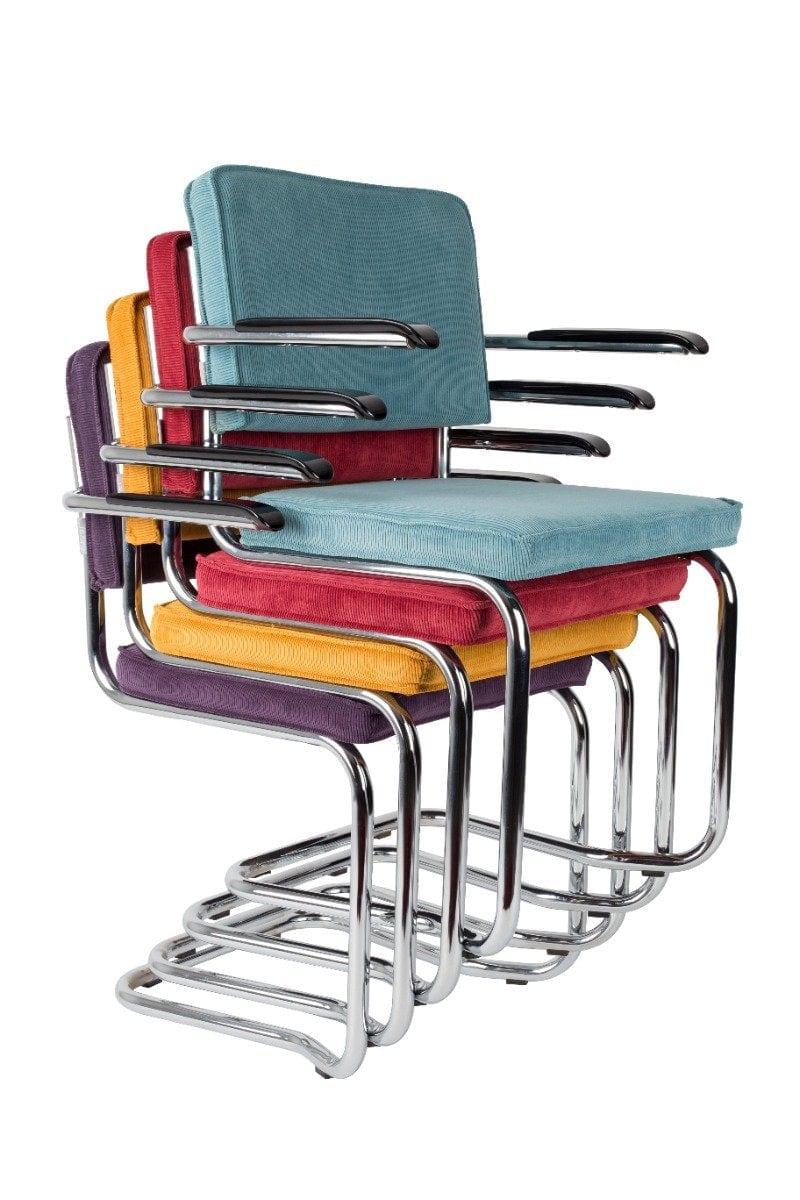 BRAK - Fotel RIDGE KINK RIB czarny Zuiver Eye on Design