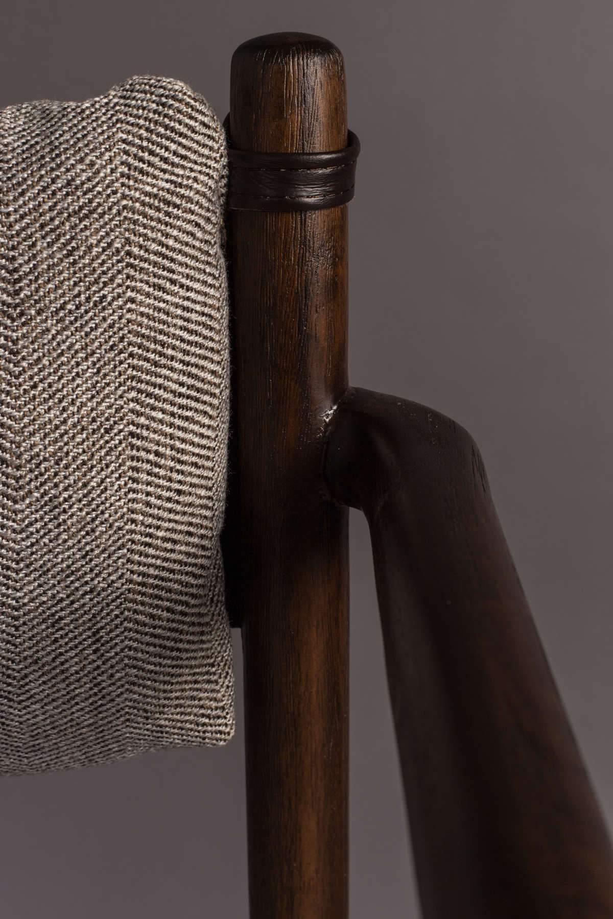 Krzesło z podłokietnikami TORRANCE beżowy Dutchbone Eye on Design