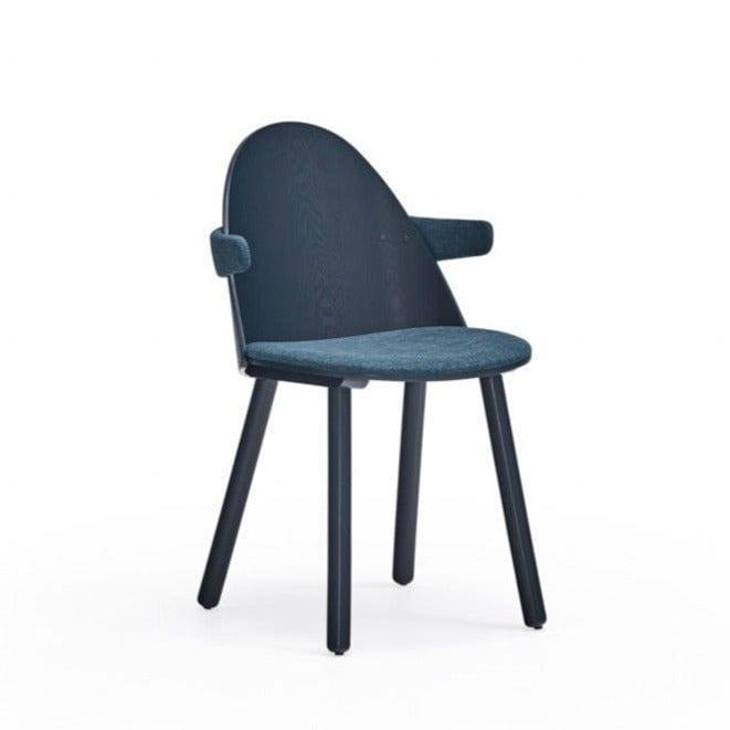 Krzesło z podłokietnikami UMA niebieski Teulat Eye on Design
