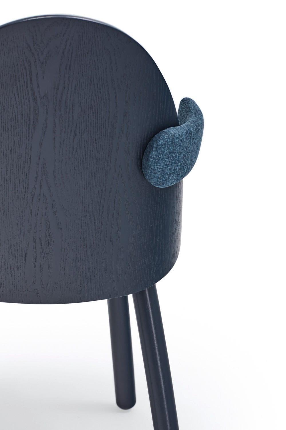Krzesło z podłokietnikami UMA niebieski Teulat Eye on Design