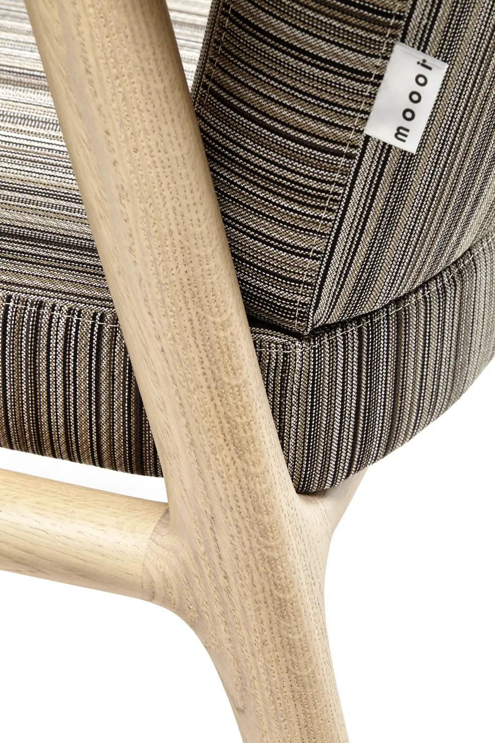 Krzesło z podłokietnikami ZIO drewno dębowe Moooi Eye on Design