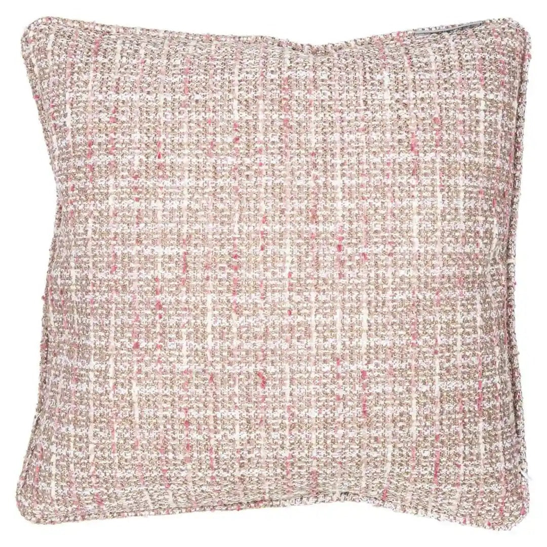 LINA Cushion Cream with Pink