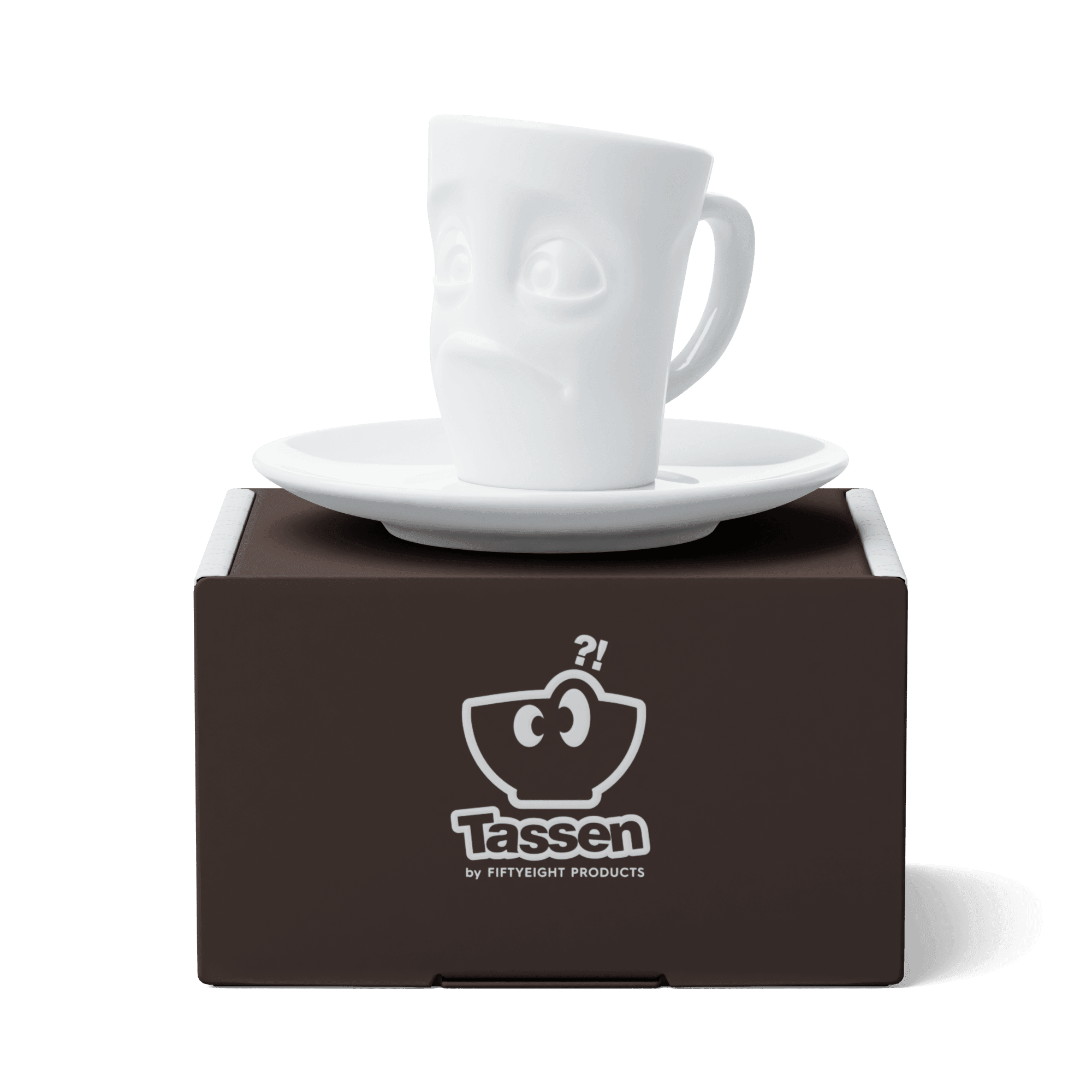 Kubeczek do espresso BAFFLED biały – 58products