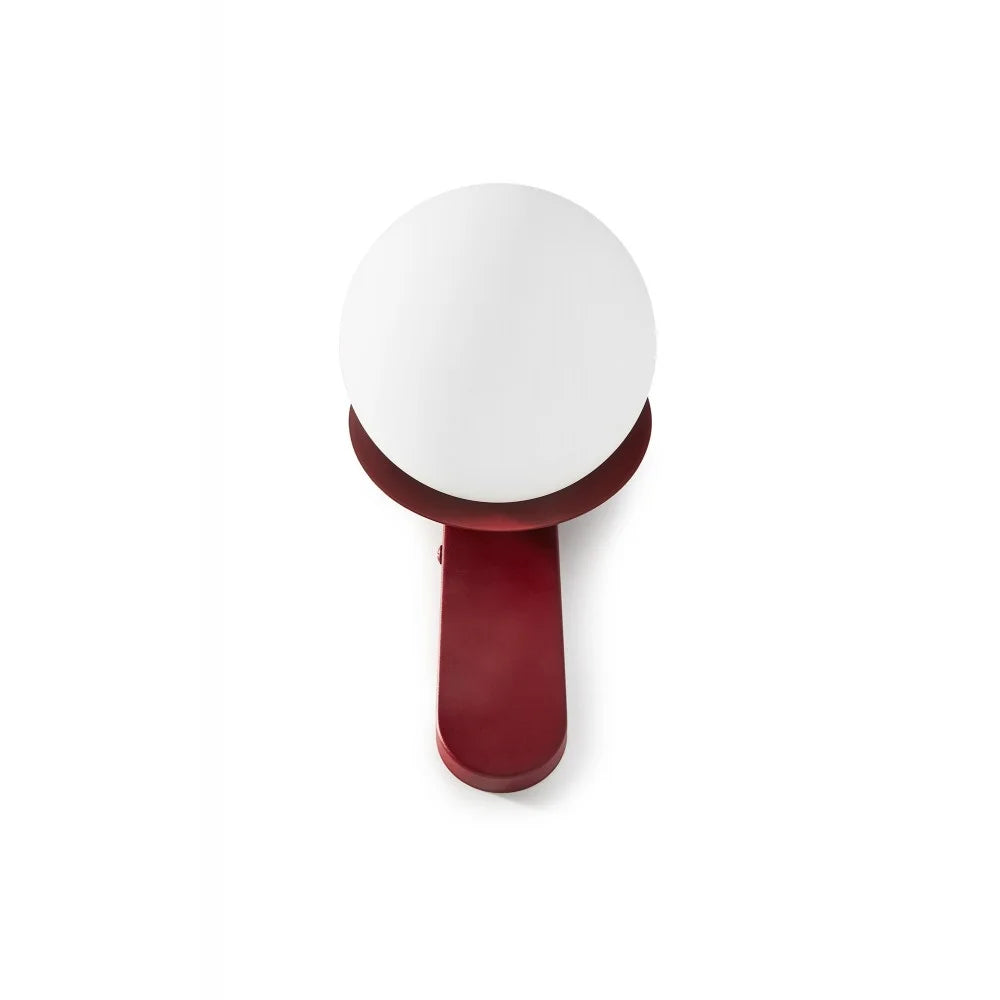 KUUL wall lamp in burgundy