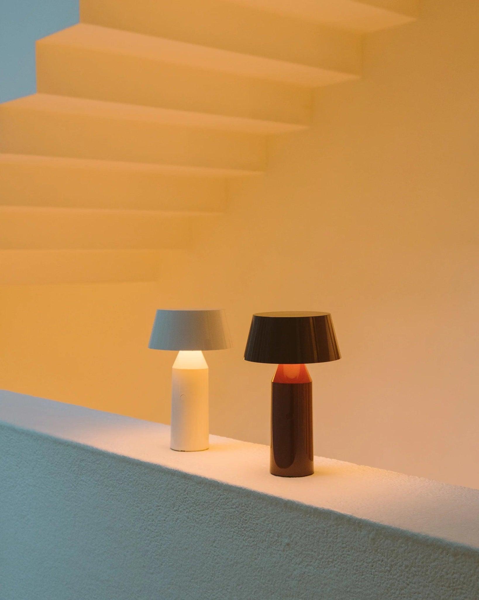 Lampa akumulatorowa BICOCA bordowy Marset Eye on Design