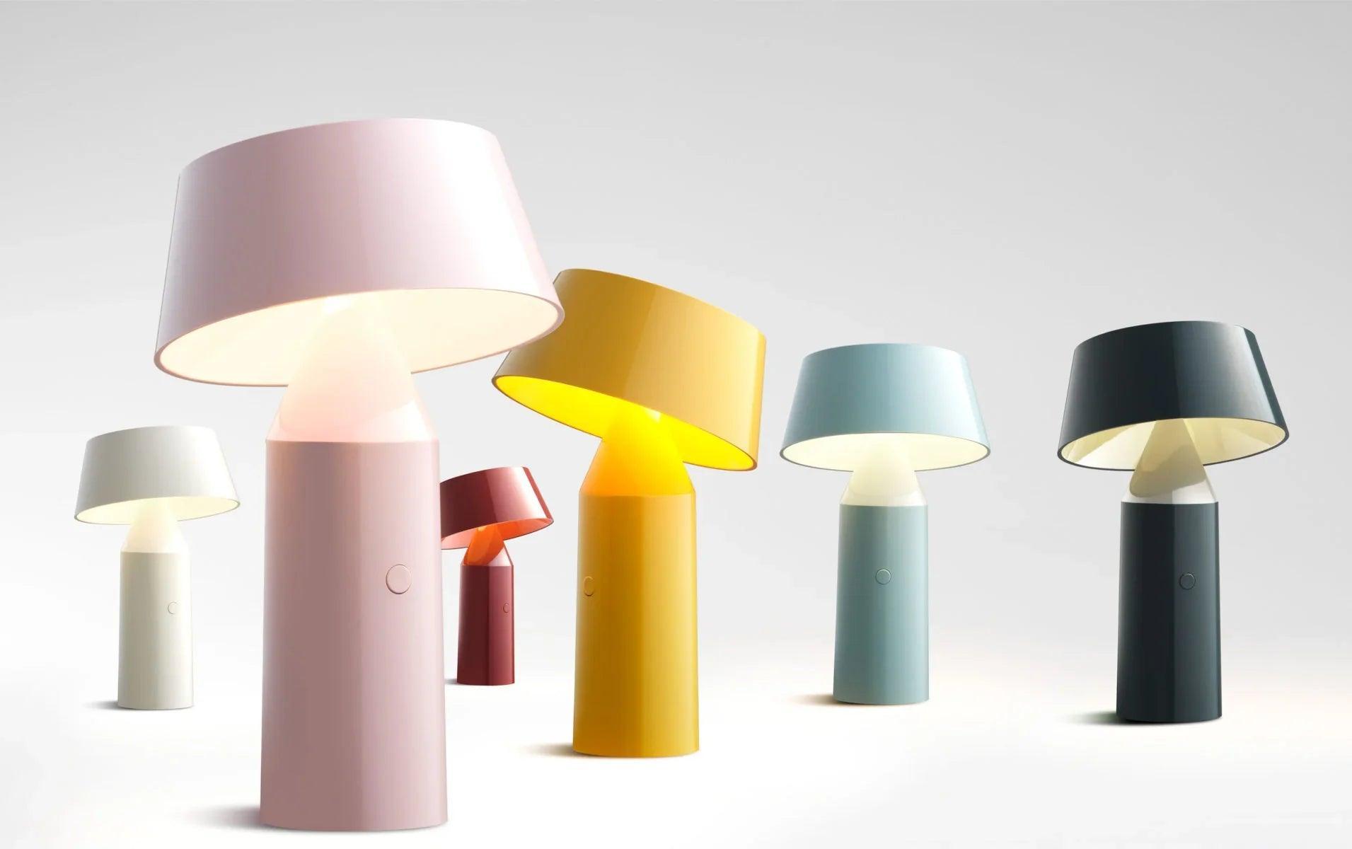 Lampa akumulatorowa BICOCA kremowy Marset Eye on Design