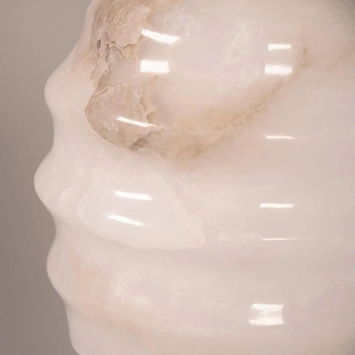 Lampa alabastrowa wisząca KALLIOPE nikiel – Embassy Interiors
