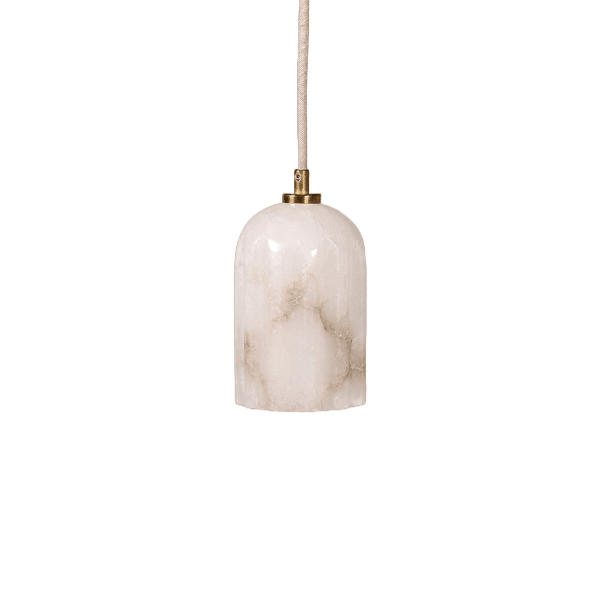 Lampa alabastrowa wisząca URANIA mosiężny Embassy Interiors Eye on Design