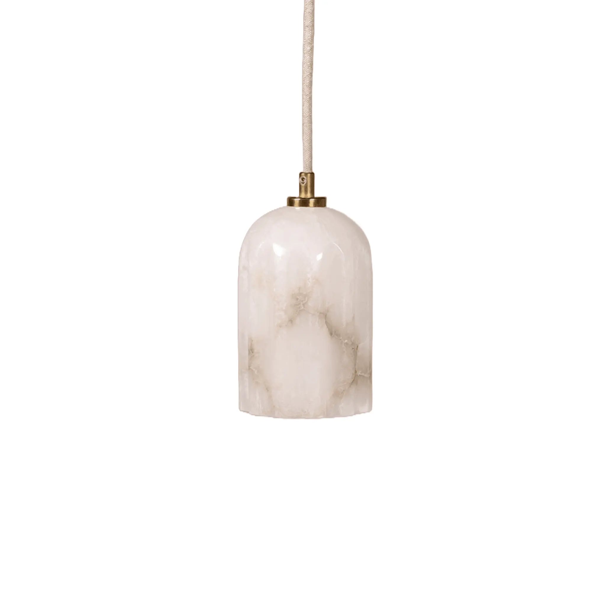 Lampa alabastrowa wisząca URANIA mosiężny – Embassy Interiors
