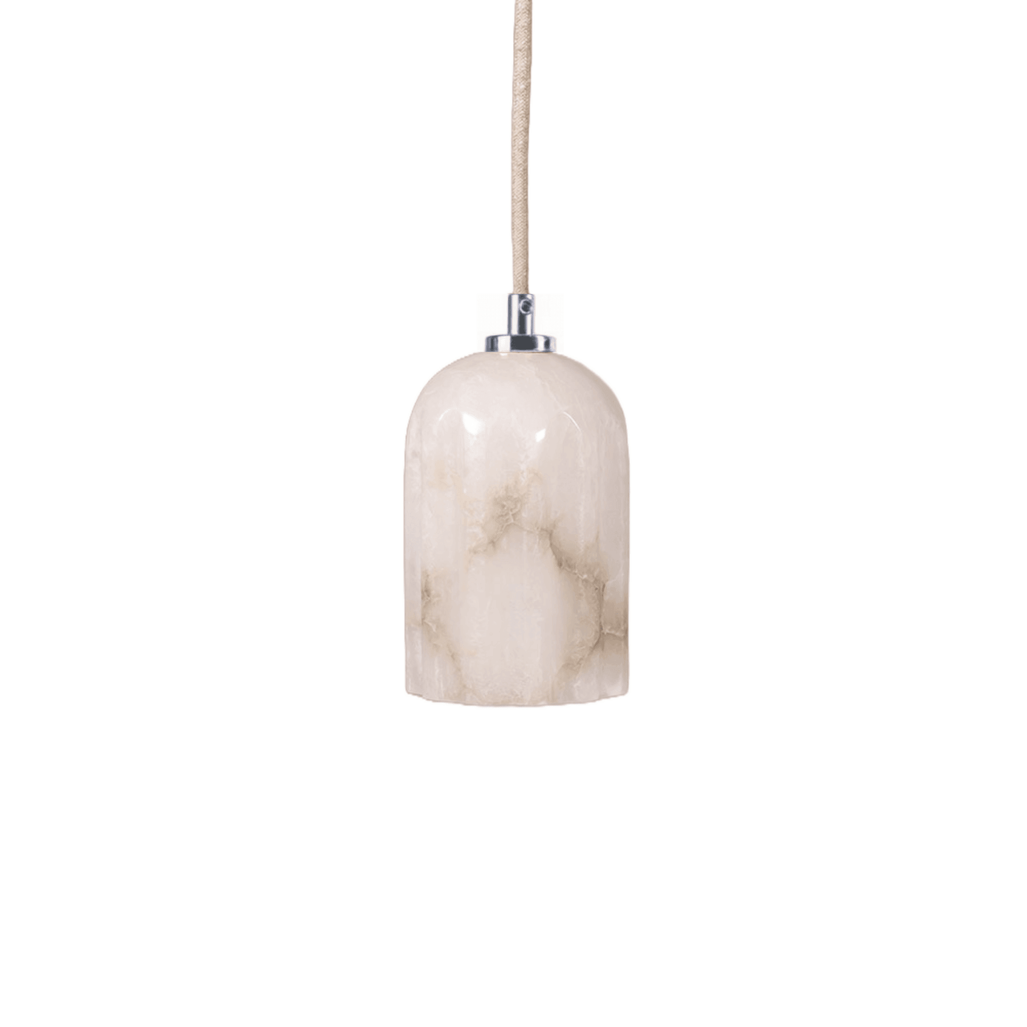 Lampa alabastrowa wisząca URANIA nikiel Embassy Interiors Eye on Design