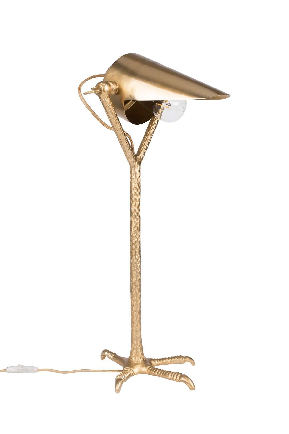 Lampa biurkowa FALCON złoty Dutchbone Eye on Design