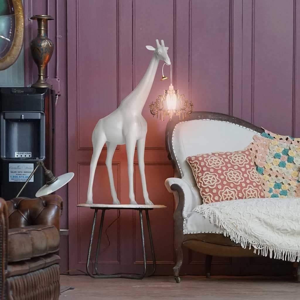 Lampa GIRAFFE IN LOVE XS biała Qeeboo Eye on Design