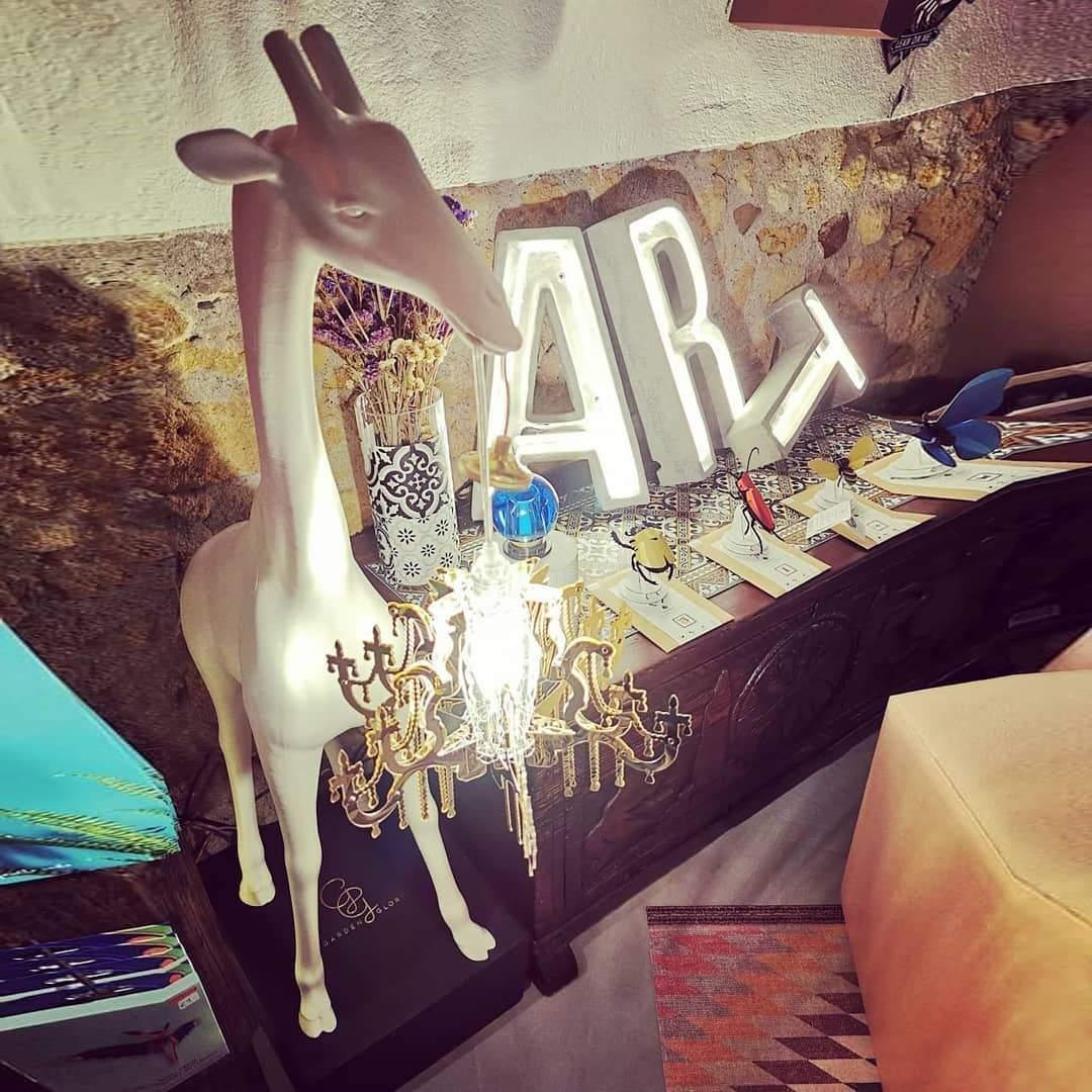 Lampa GIRAFFE IN LOVE XS czarny Qeeboo Eye on Design