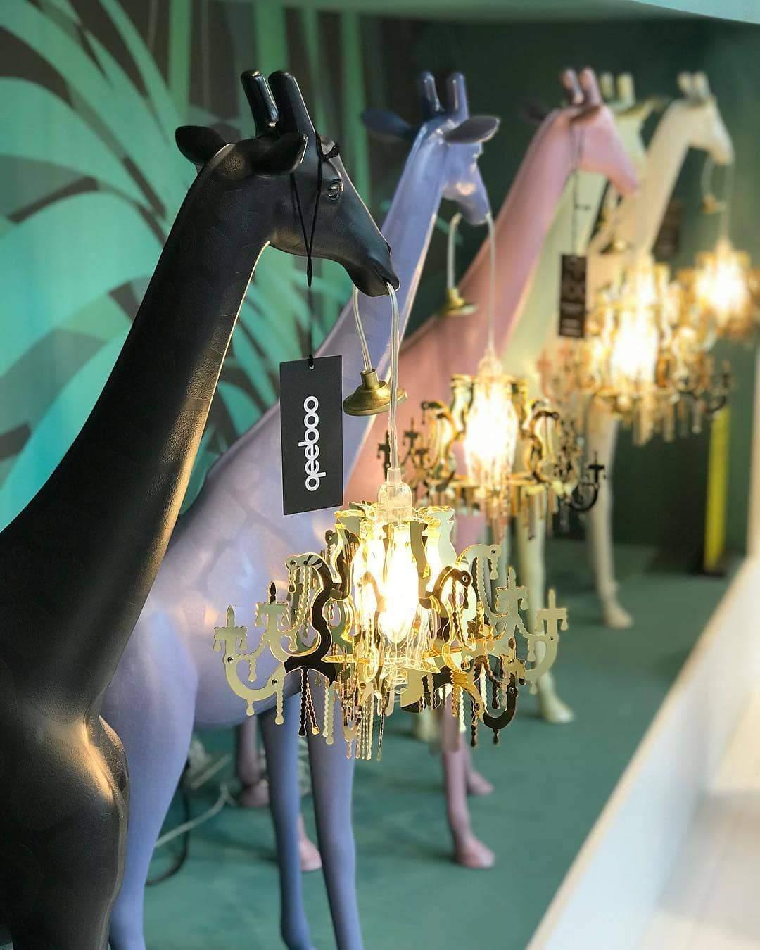 Lampa GIRAFFE IN LOVE XS czarny Qeeboo Eye on Design