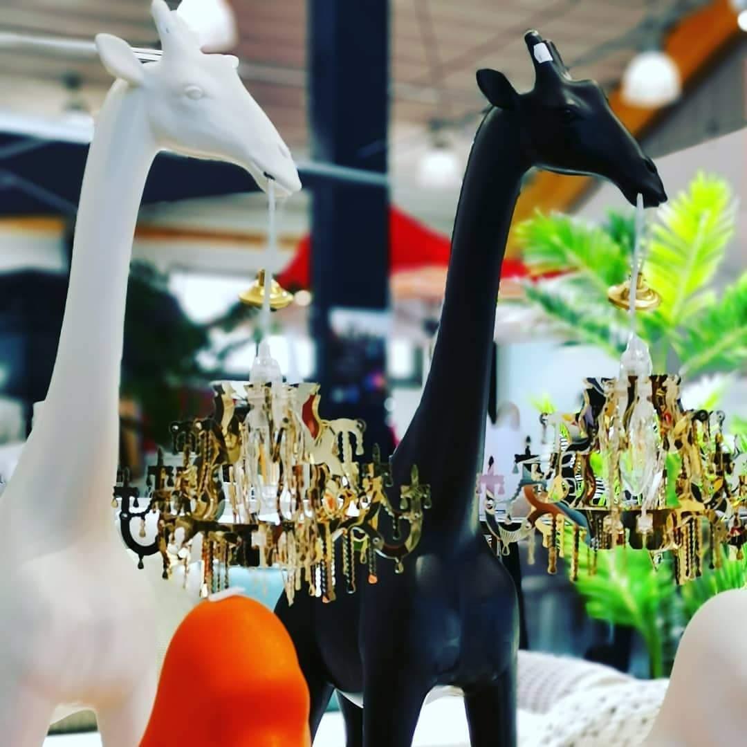 Lampa GIRAFFE IN LOVE XS czarny Qeeboo Eye on Design