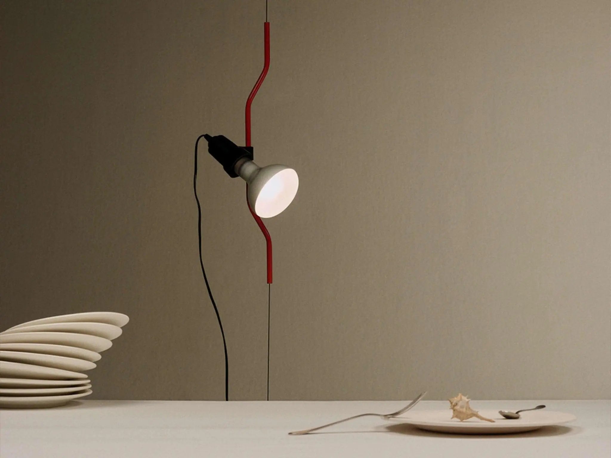 Lampa PARENTESI czerwony – Flos