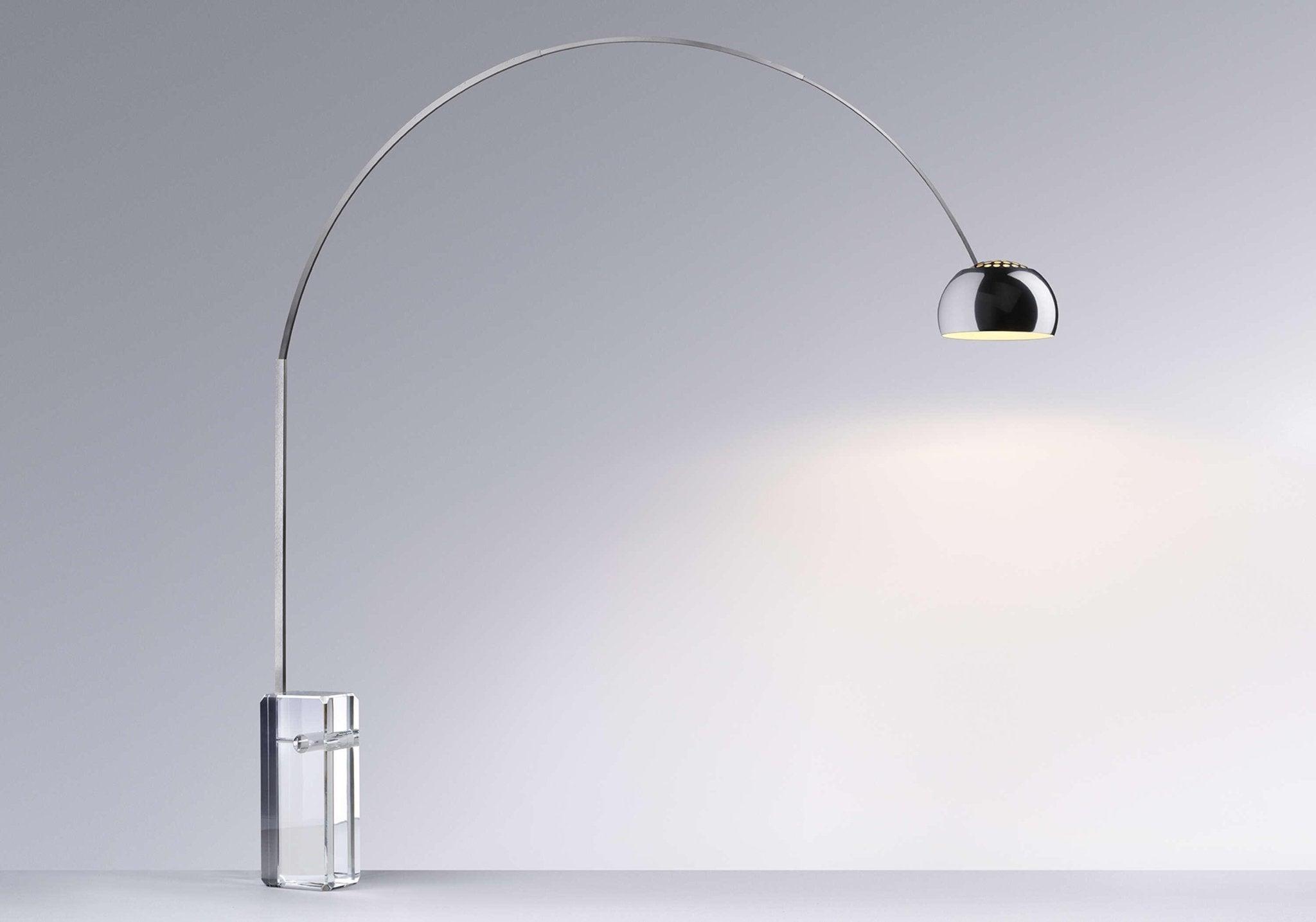 Lampa podłogowa ARCO K szkło Flos Eye on Design