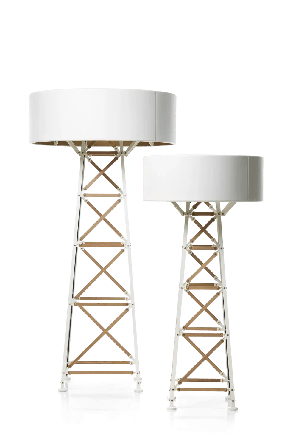 Lampa podłogowa CONSTRUCTION biały – Moooi