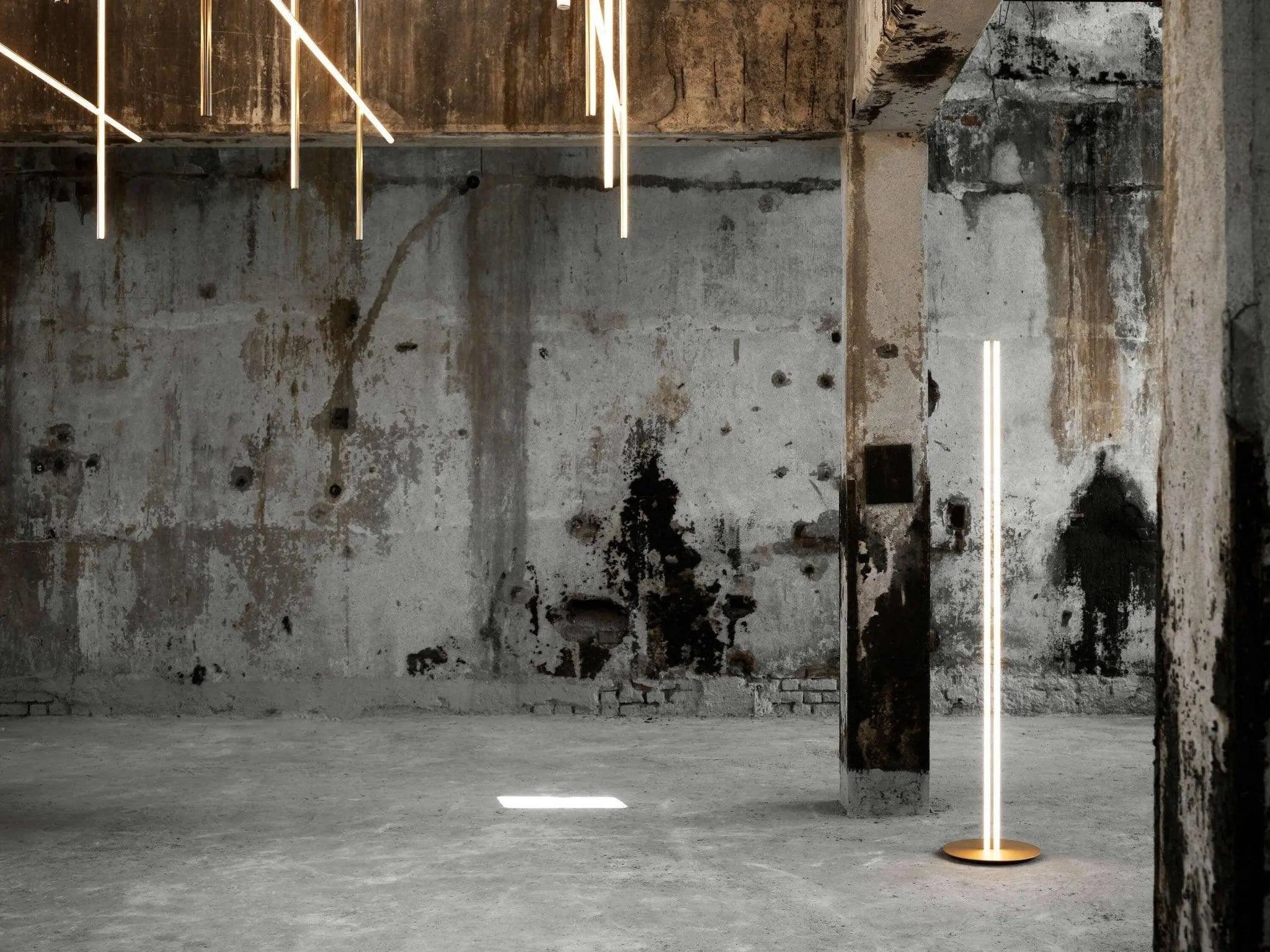 Lampa podłogowa COORDINATES szampański – Flos
