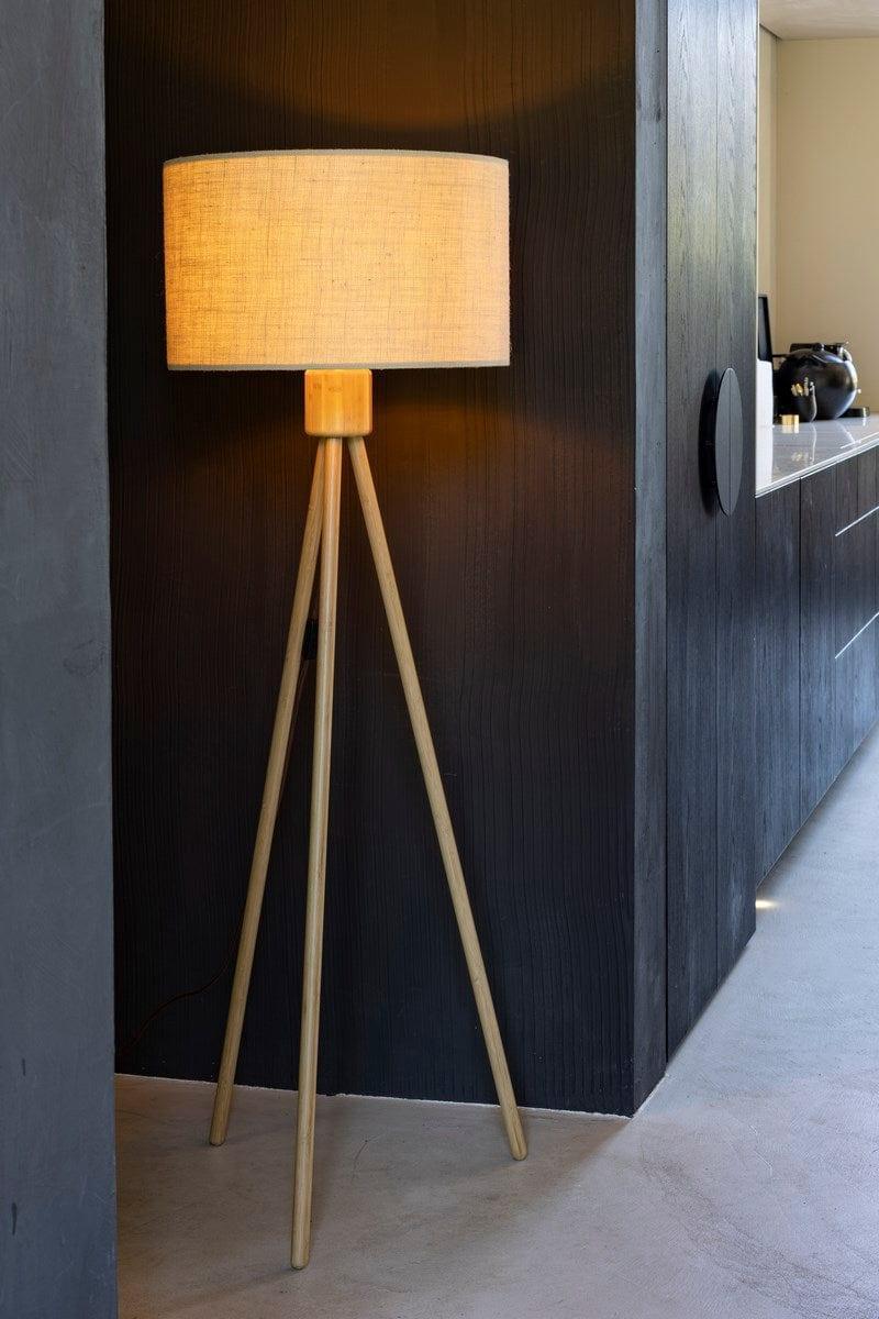 Lampa podłogowa FAN bambus Zuiver Eye on Design