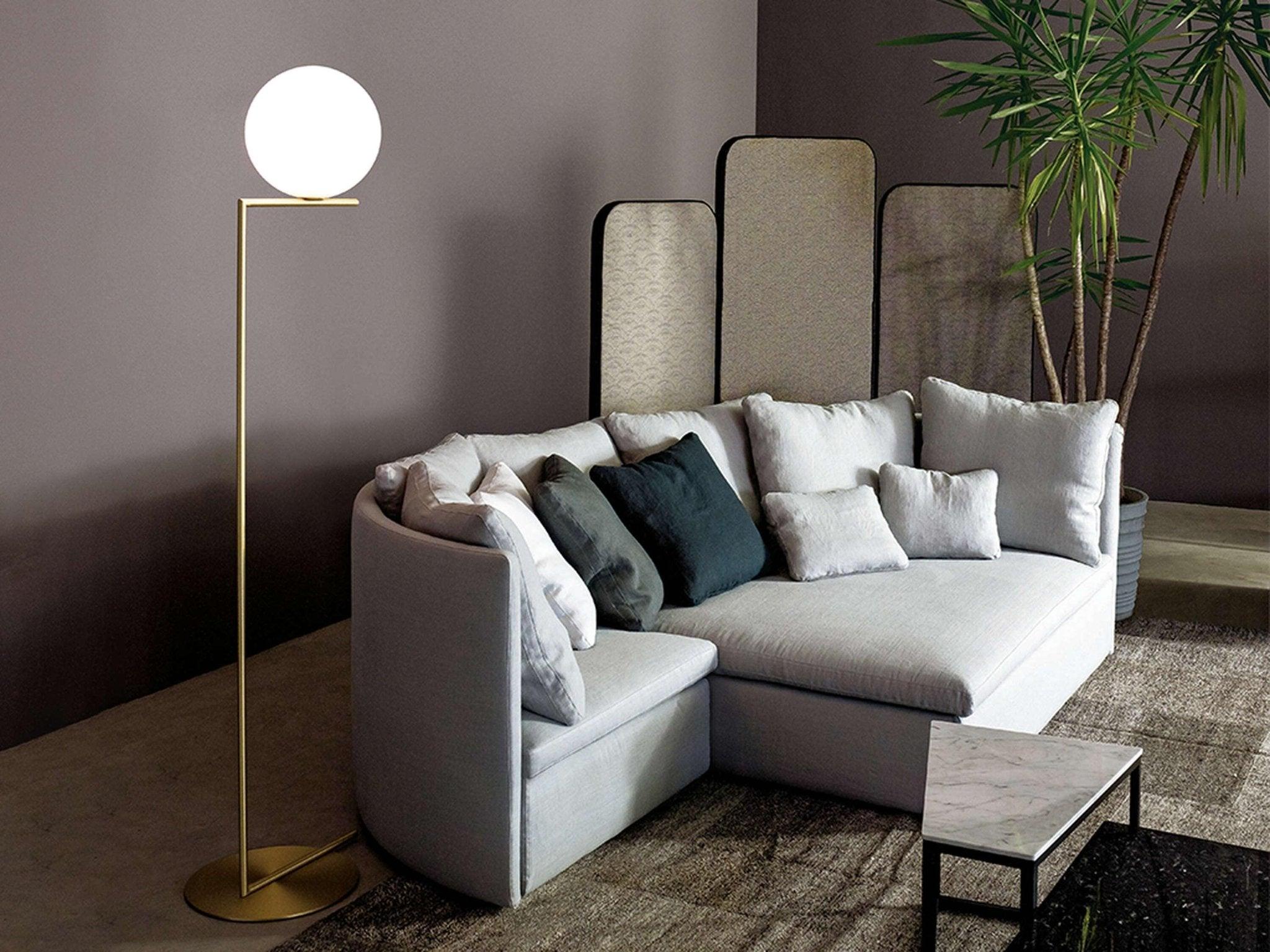 Lampa podłogowa IC LIGHTS mosiężny Flos Eye on Design