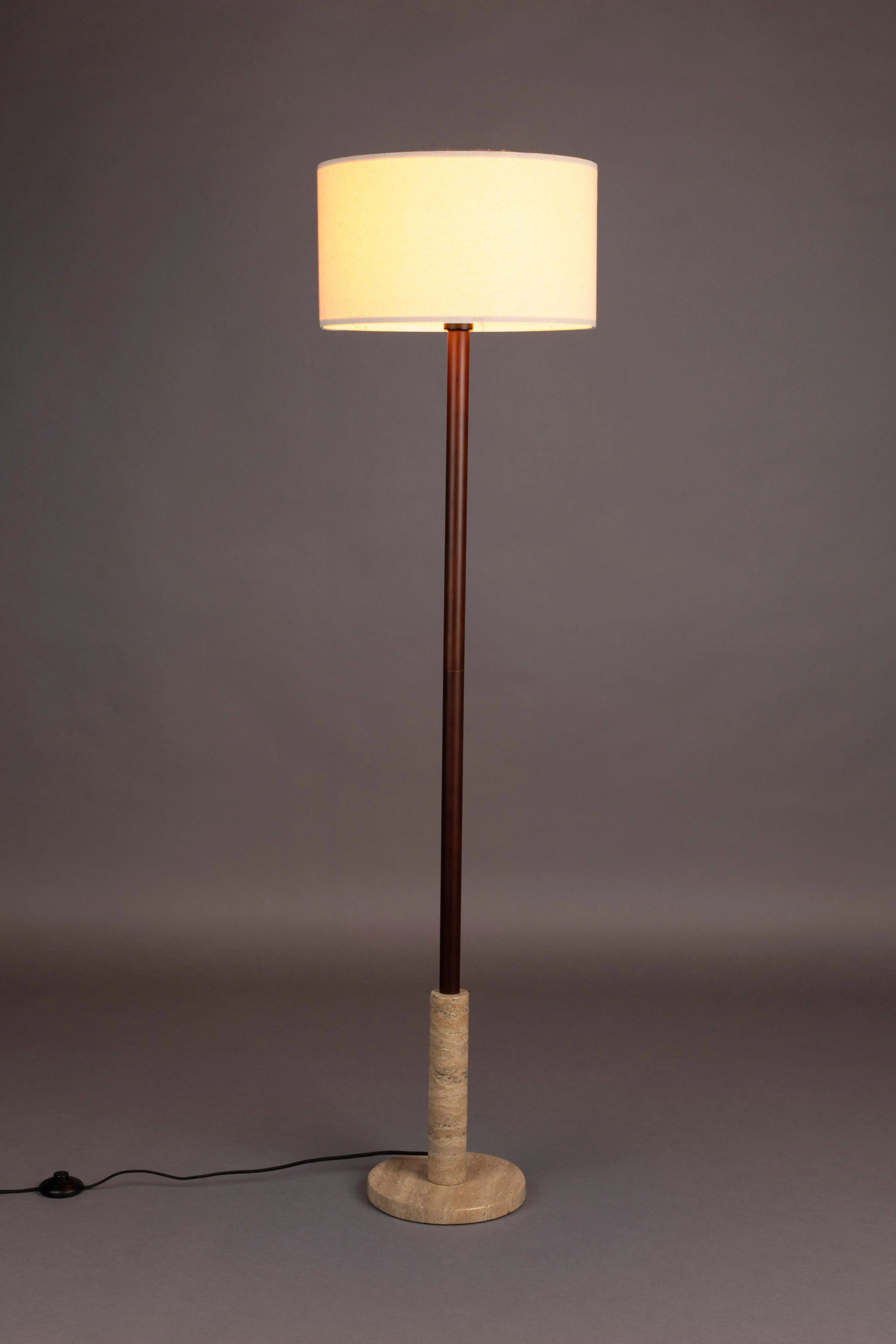 Lampa podłogowa JACKSON trawertyn – Dutchbone