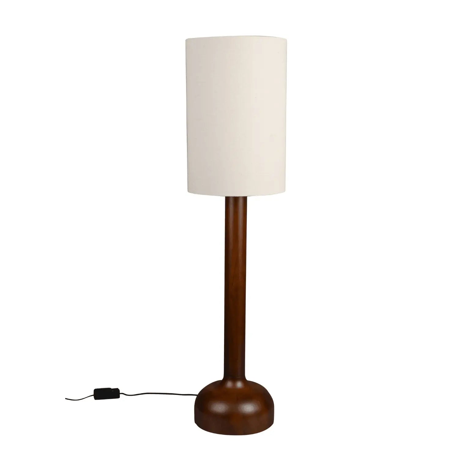 Lampa podłogowa JONES drewno kauczukowe – Dutchbone