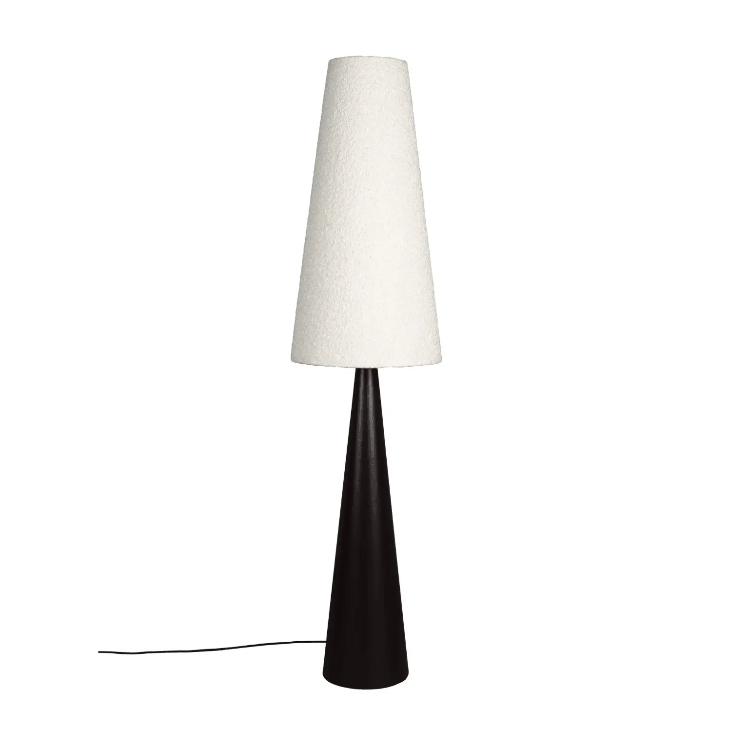Lampa podłogowa MIKI biały boucle – Dutchbone