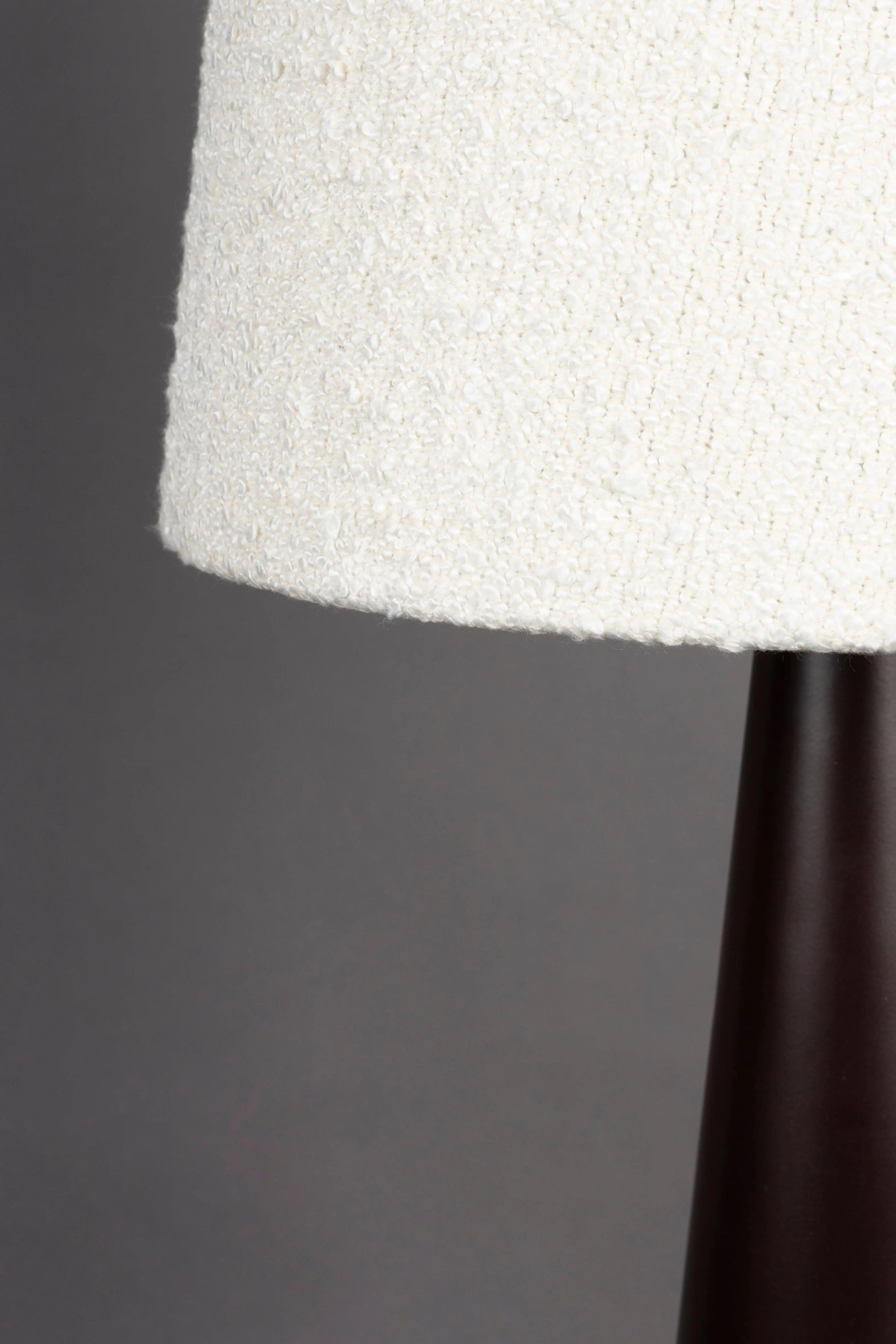 Lampa podłogowa MIKI biały boucle – Dutchbone